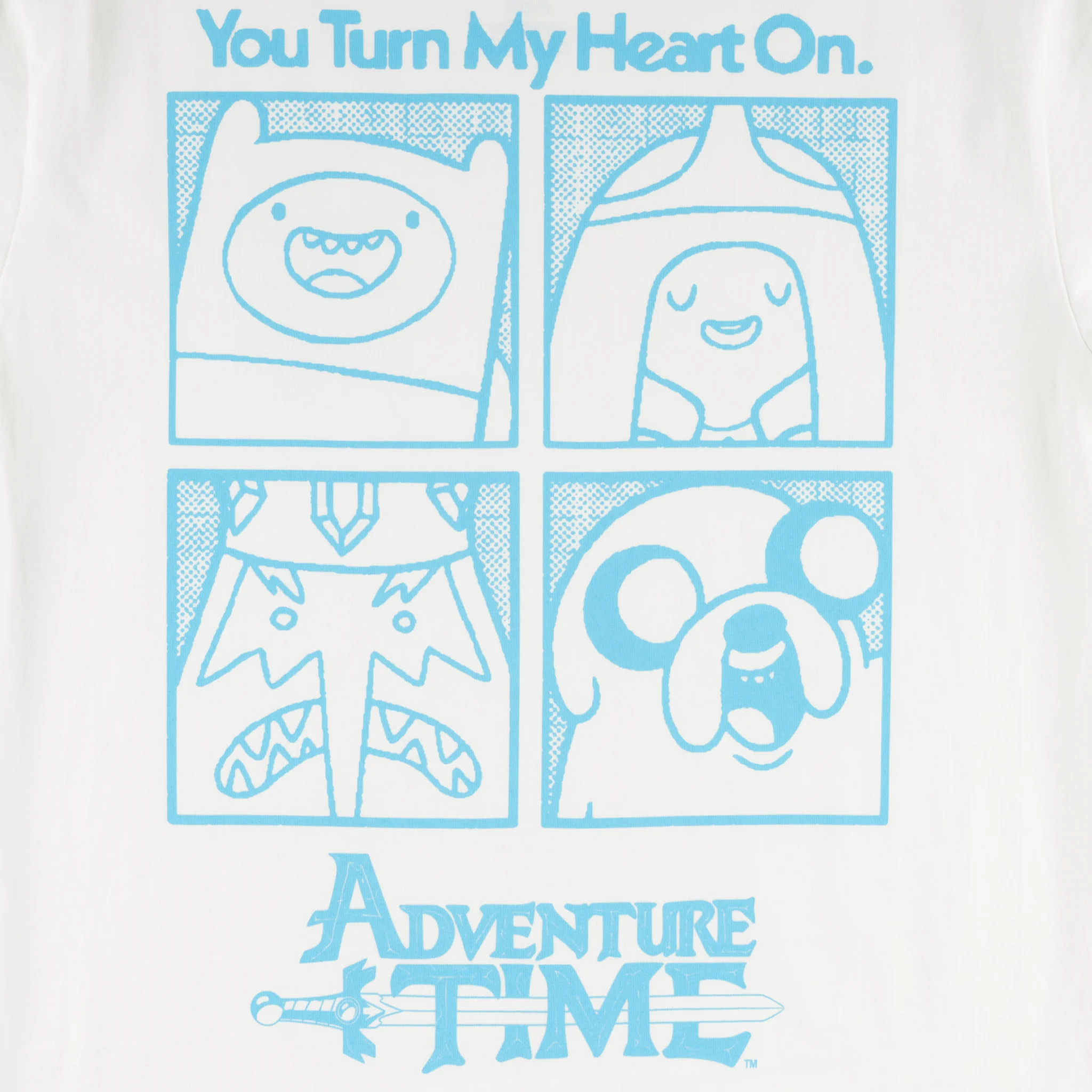 ADVENTURE TIME X WELCOME - Heart On Boxy Garment-Dyed Tee - Image 4