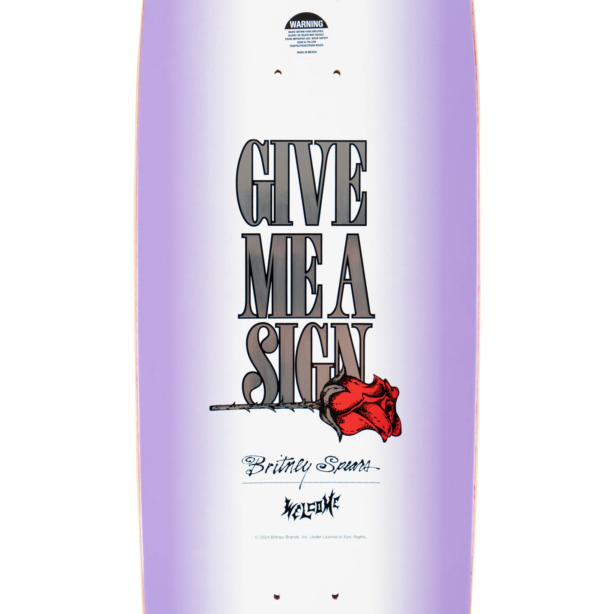 Britney Spears X Welcome - Angel on Boline 2.0 - Purple/White - 9.5" - Image 7