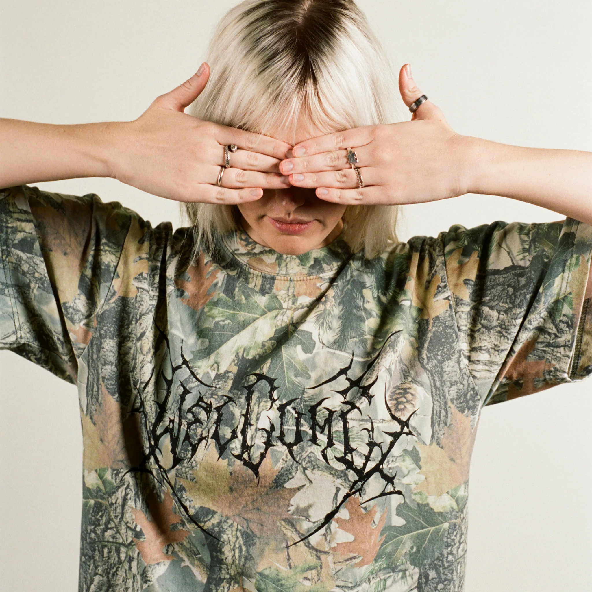 Antler Boxy Garment-Dyed Camo Tee - Image 6