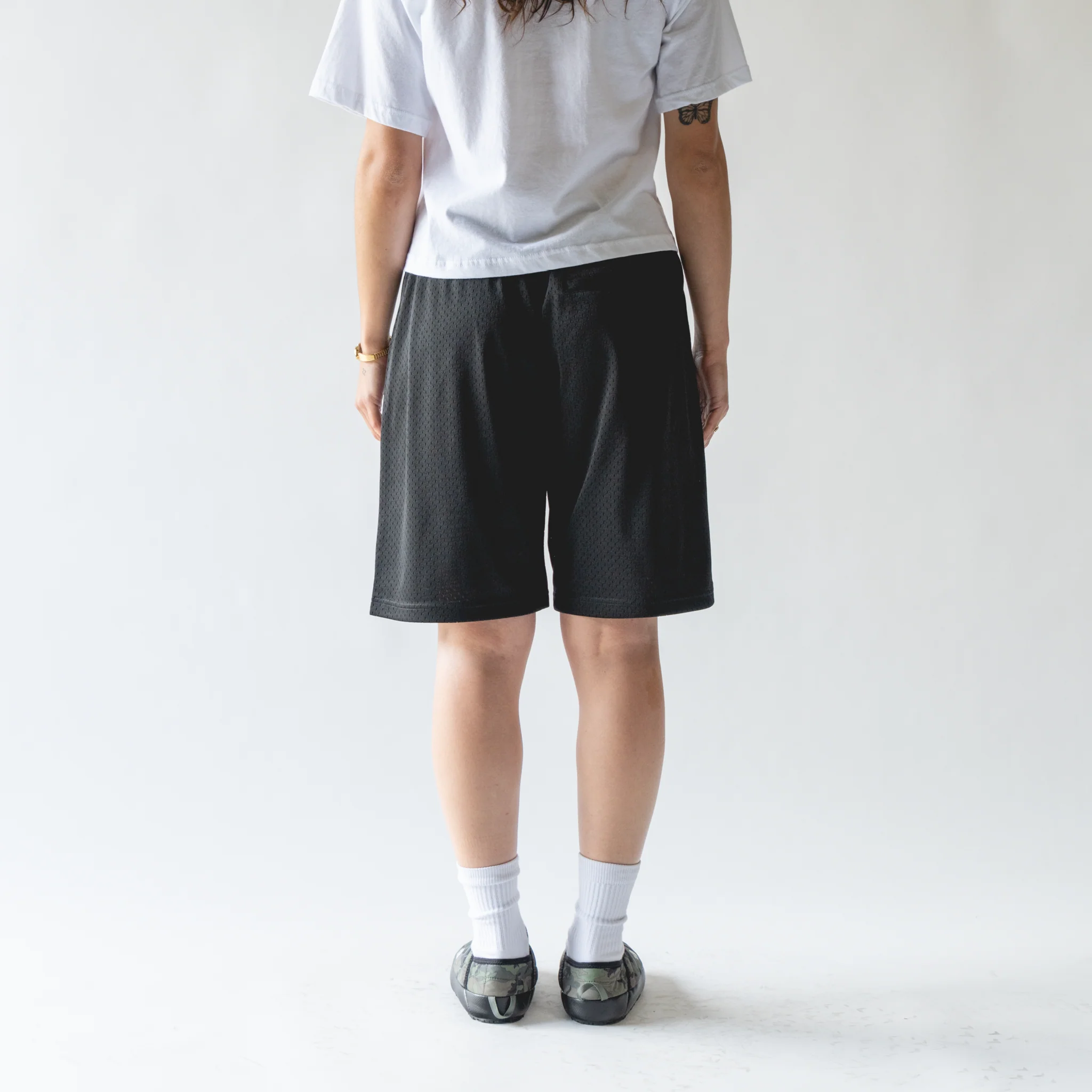 Barb Mesh Shorts - Black - Image 12