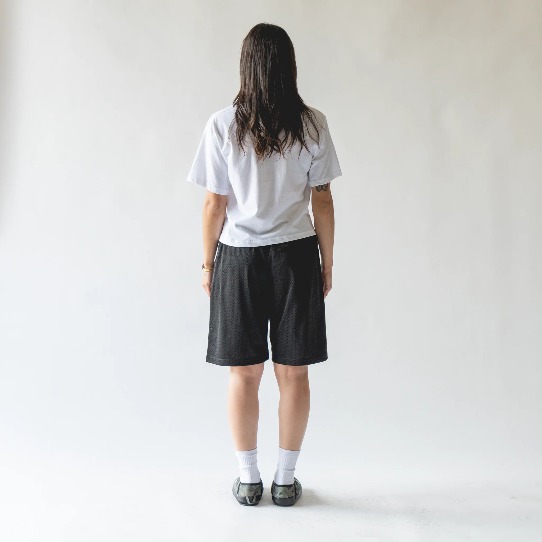 Barb Mesh Shorts - Black - Image 9