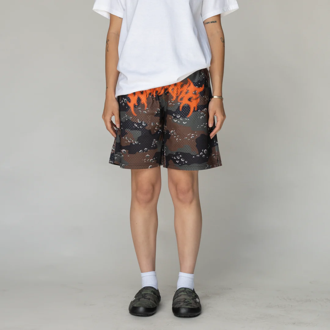 Barb Mesh Shorts- Timber - Image 9