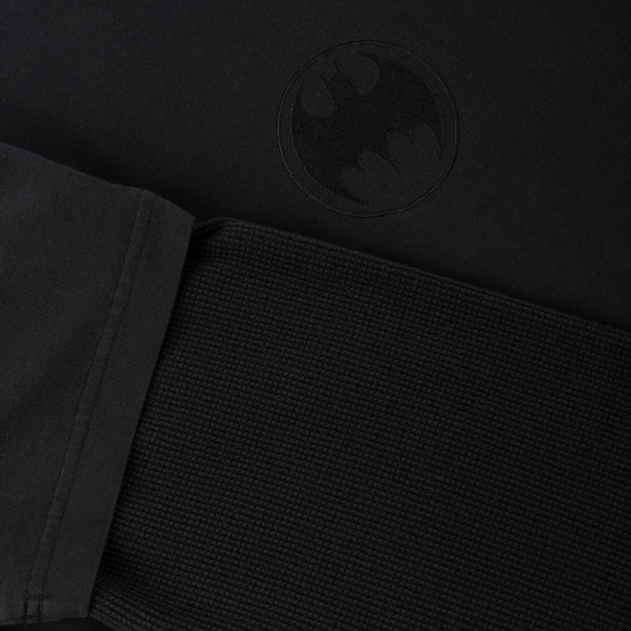 Batman x Welcome - Bat Signal Layered Tee w/Thermal Long Sleeves - Image 2