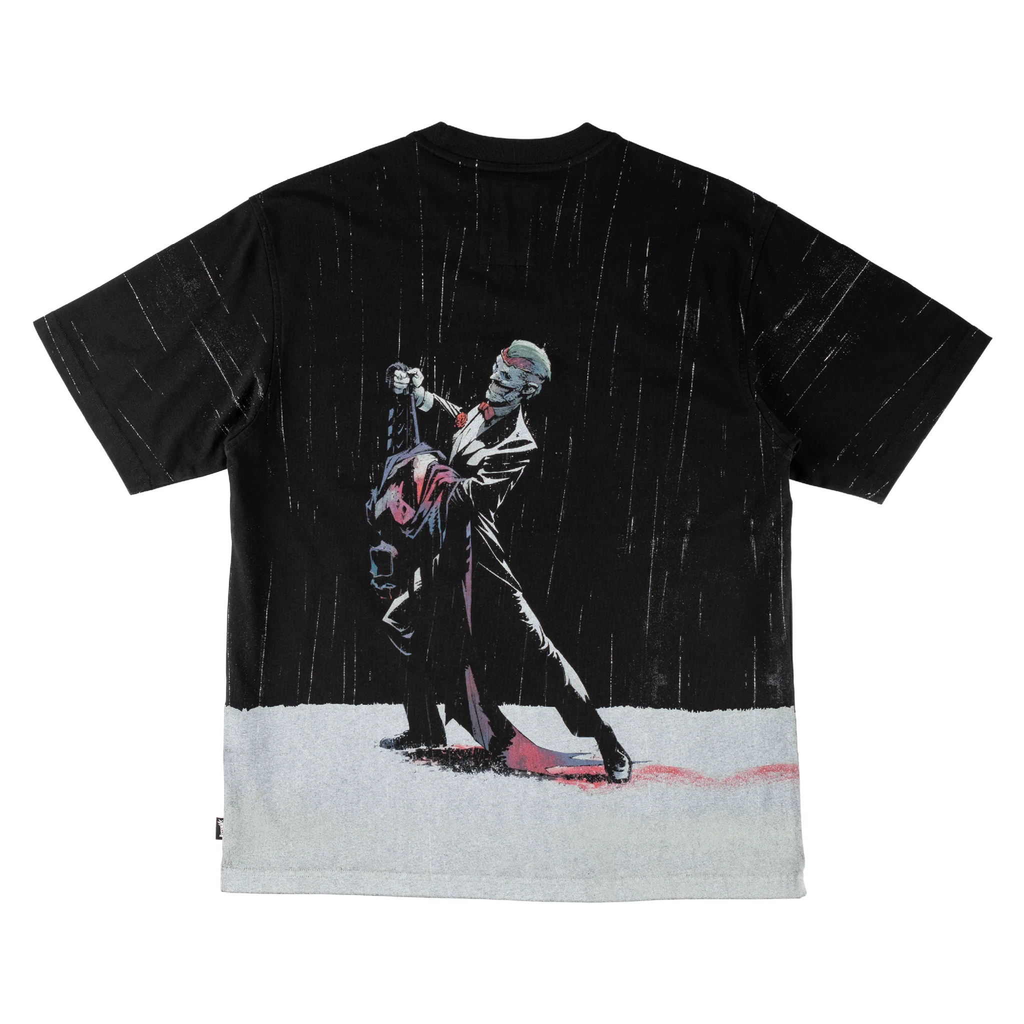 Batman x Welcome - Rain Dance All-Over Print Boxy Knit Tee - Image 2