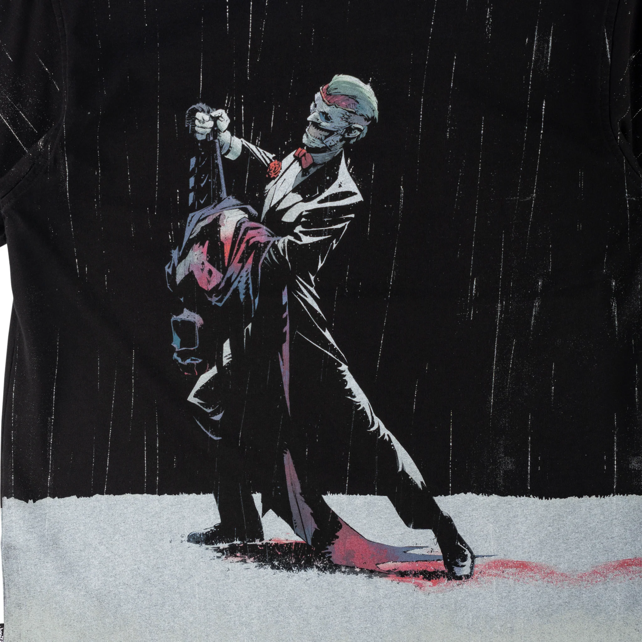 Batman x Welcome - Rain Dance All-Over Print Boxy Knit Tee - Image 6