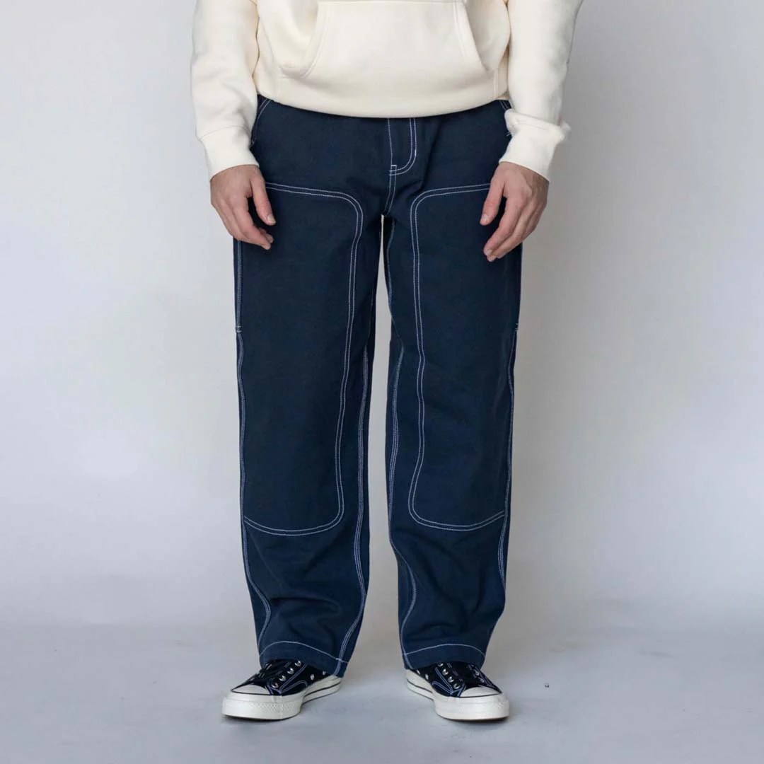 Brace Double-Knee Canvas Carpenter Pant - Dark Sapphire - Image 5