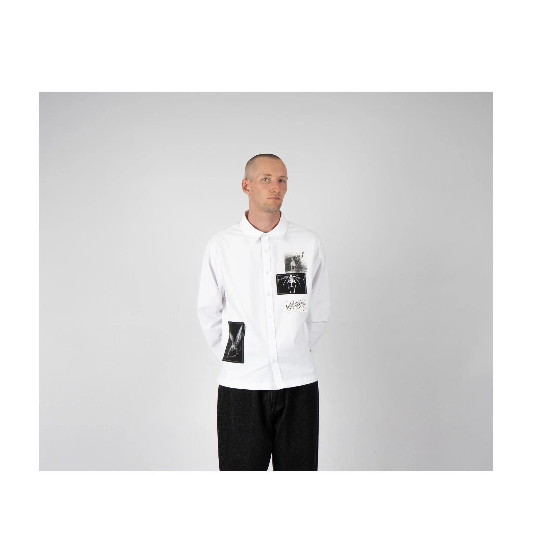 Bygone Oxford Shirt W/Patches - Image 7