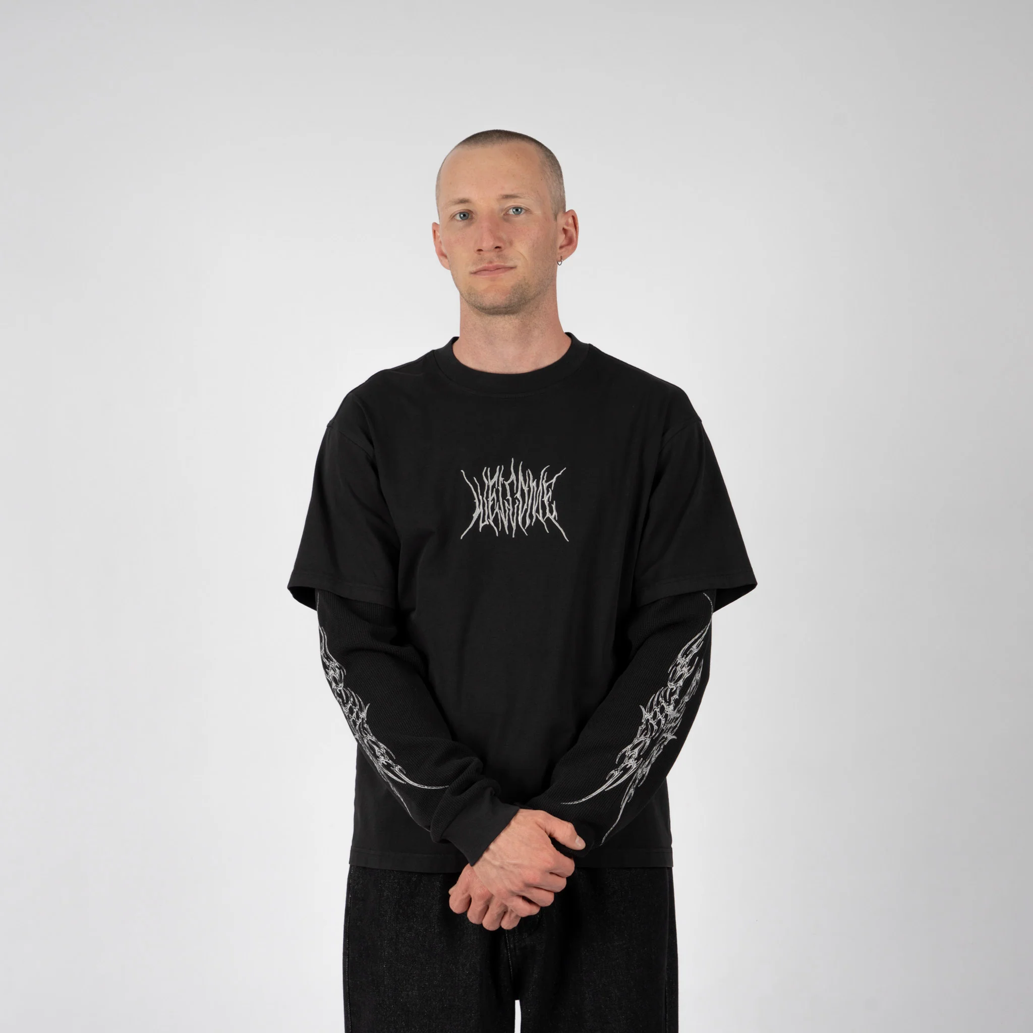 Caste Garment-Dyed Layered Knit - Image 5