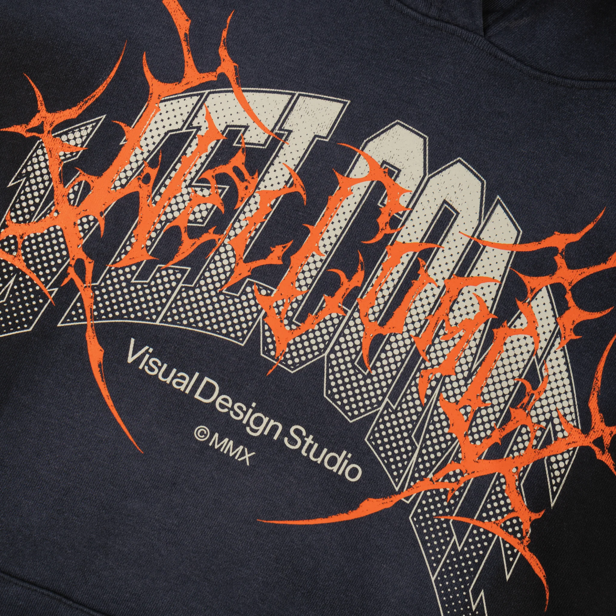Coupled Sun Fade Distressed Hoodie - Image 3