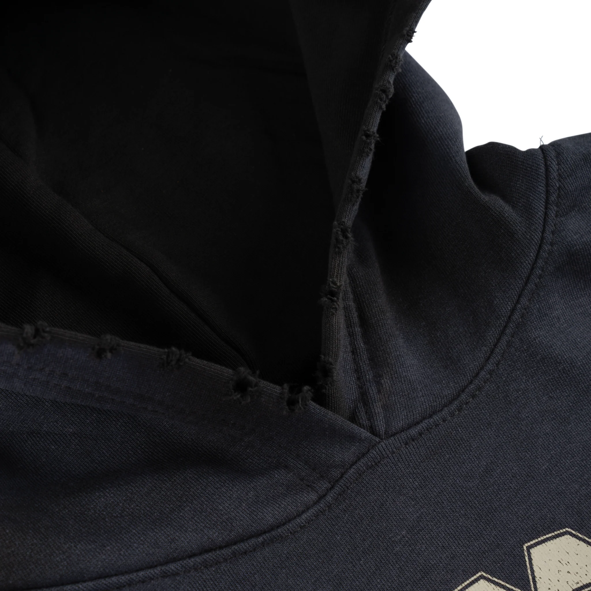 Coupled Sun Fade Distressed Hoodie - Image 4