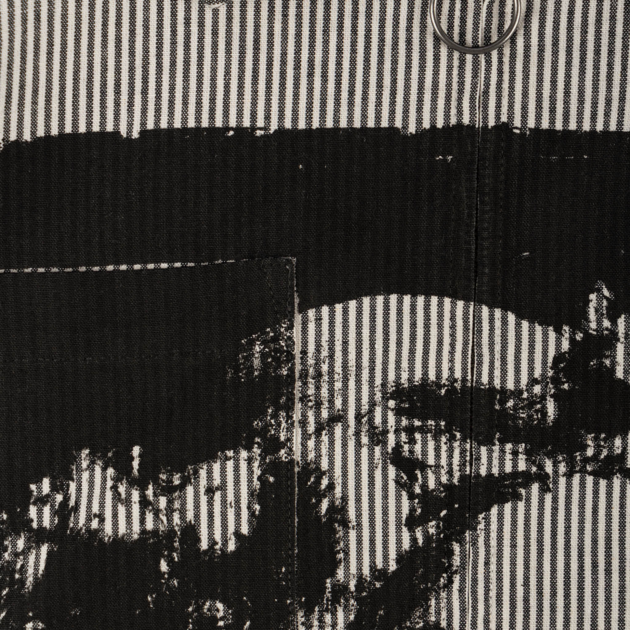 Crowned Printed Oxford Zip Shirt - Image 6