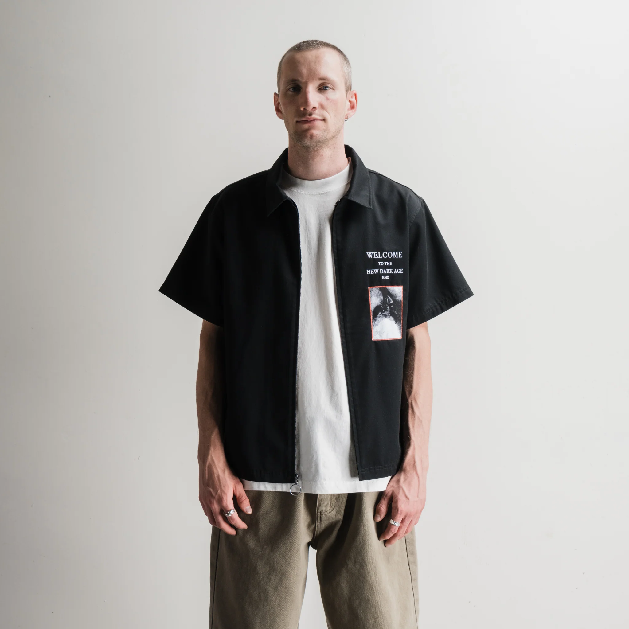 Dark Age Twill Work Shirt W/Patches - Image 8