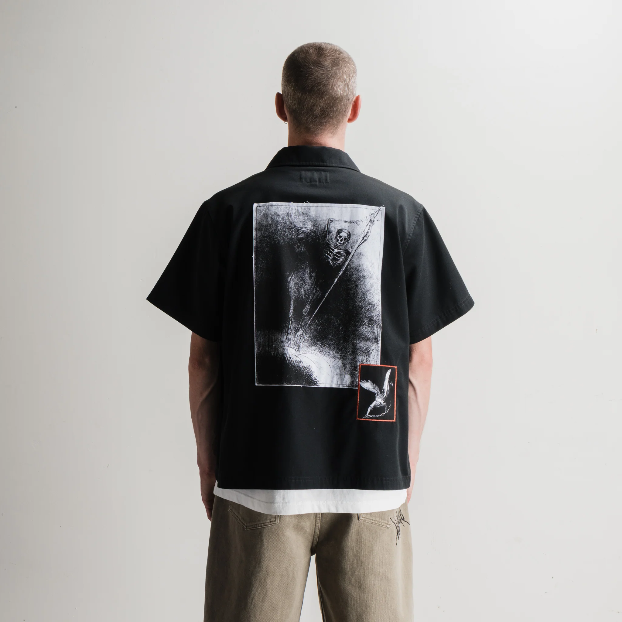 Dark Age Twill Work Shirt W/Patches - Image 9