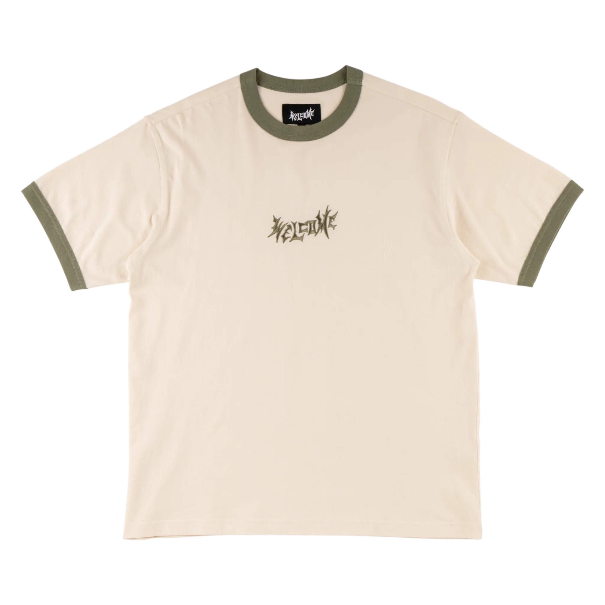 Detach S/S Ringer Tee - Bone