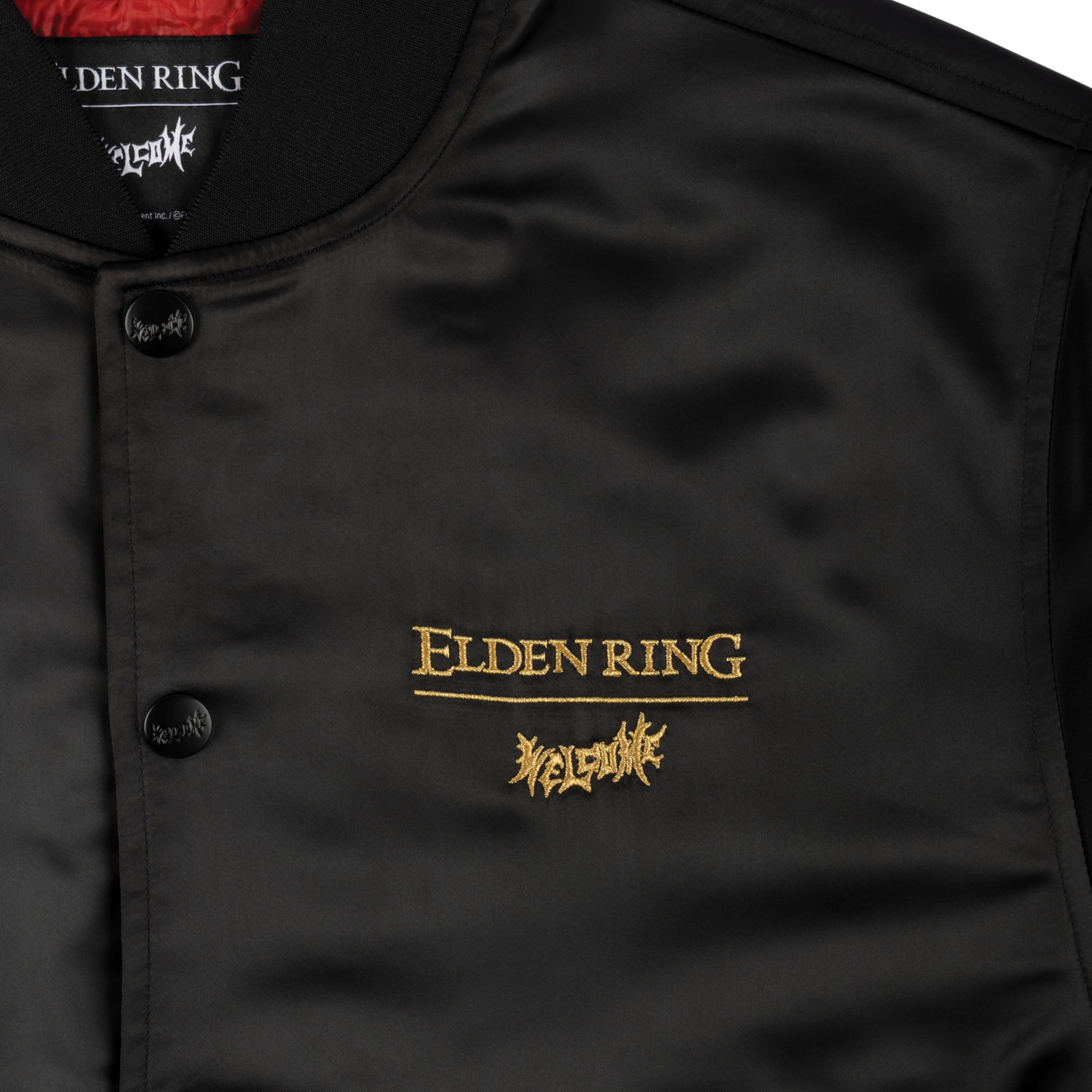 ELDEN RING X WELCOME - Malenia Embroidered Satin Souvenir Jacket - Image 4