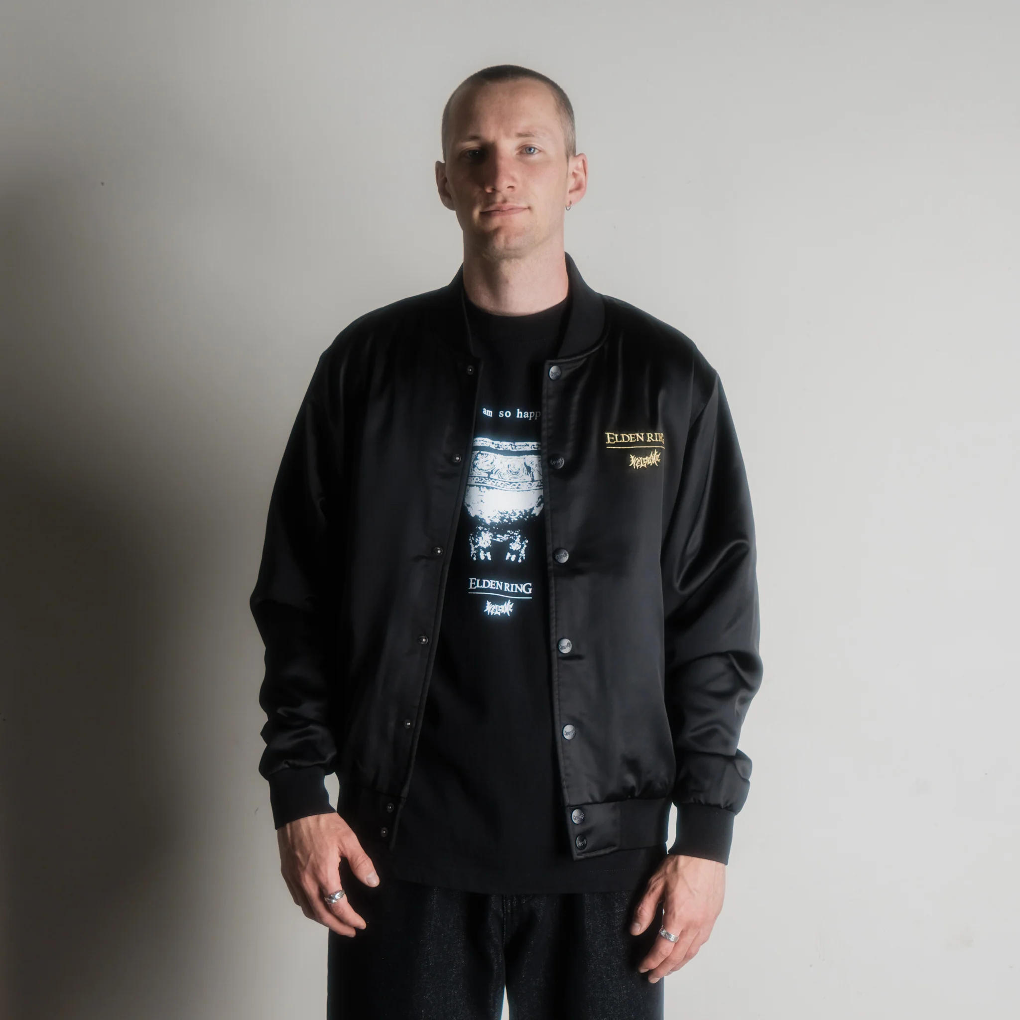 ELDEN RING X WELCOME - Malenia Embroidered Satin Souvenir Jacket - Image 8