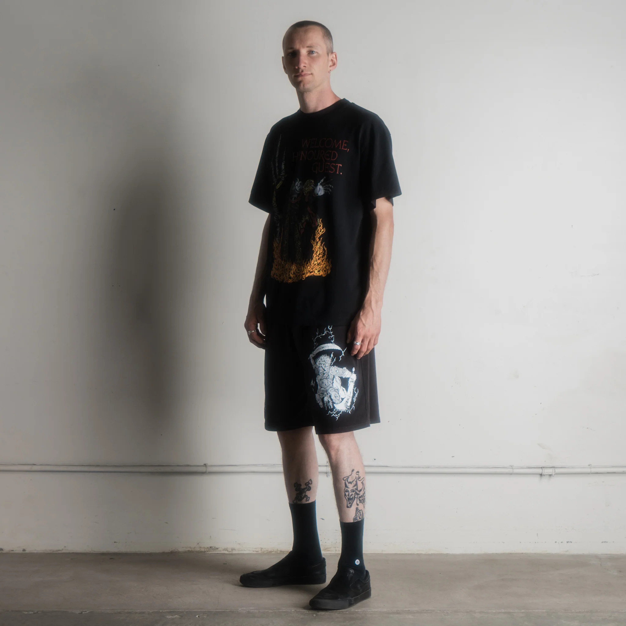 ELDEN RING X WELCOME - Radahn Pigment-Dyed Jersey Shorts - Image 8