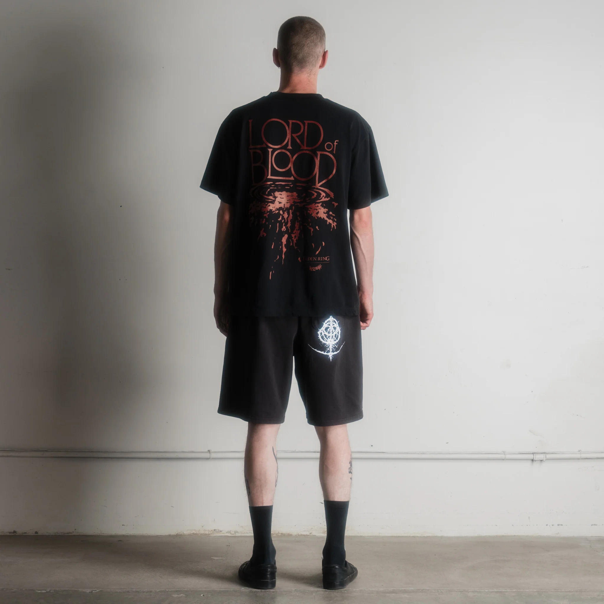 ELDEN RING X WELCOME - Radahn Pigment-Dyed Jersey Shorts - Image 9