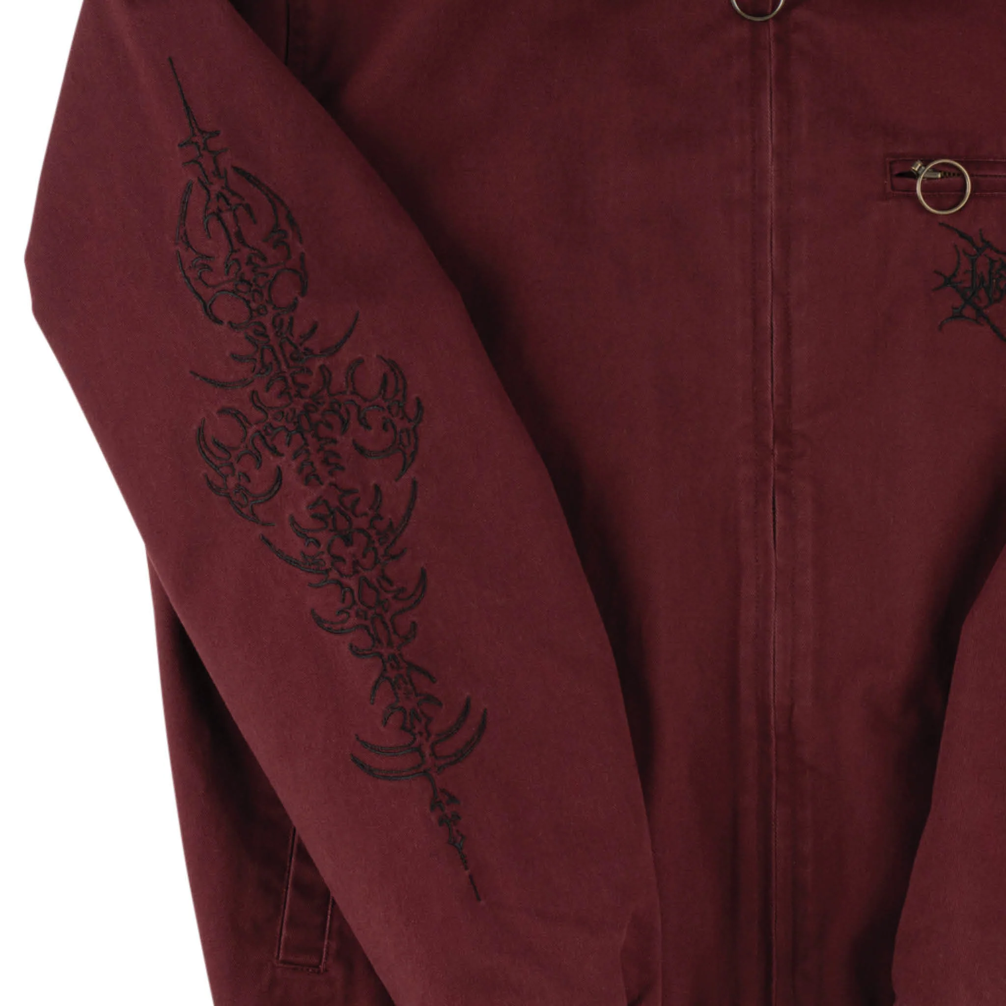 Epoch Embroidered Twill Harrington Jacket - Image 3