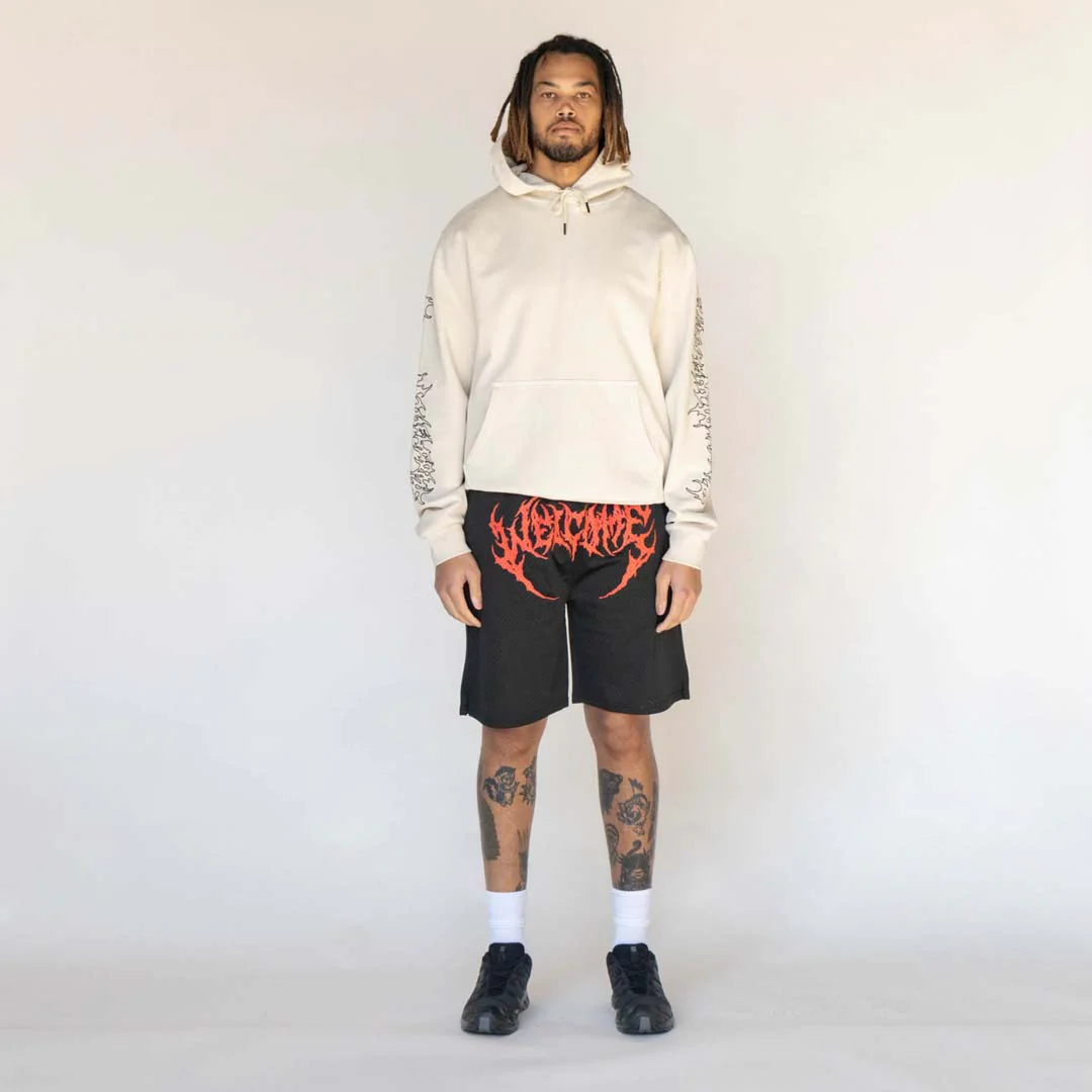 Fang Mesh Shorts - Black - Image 5