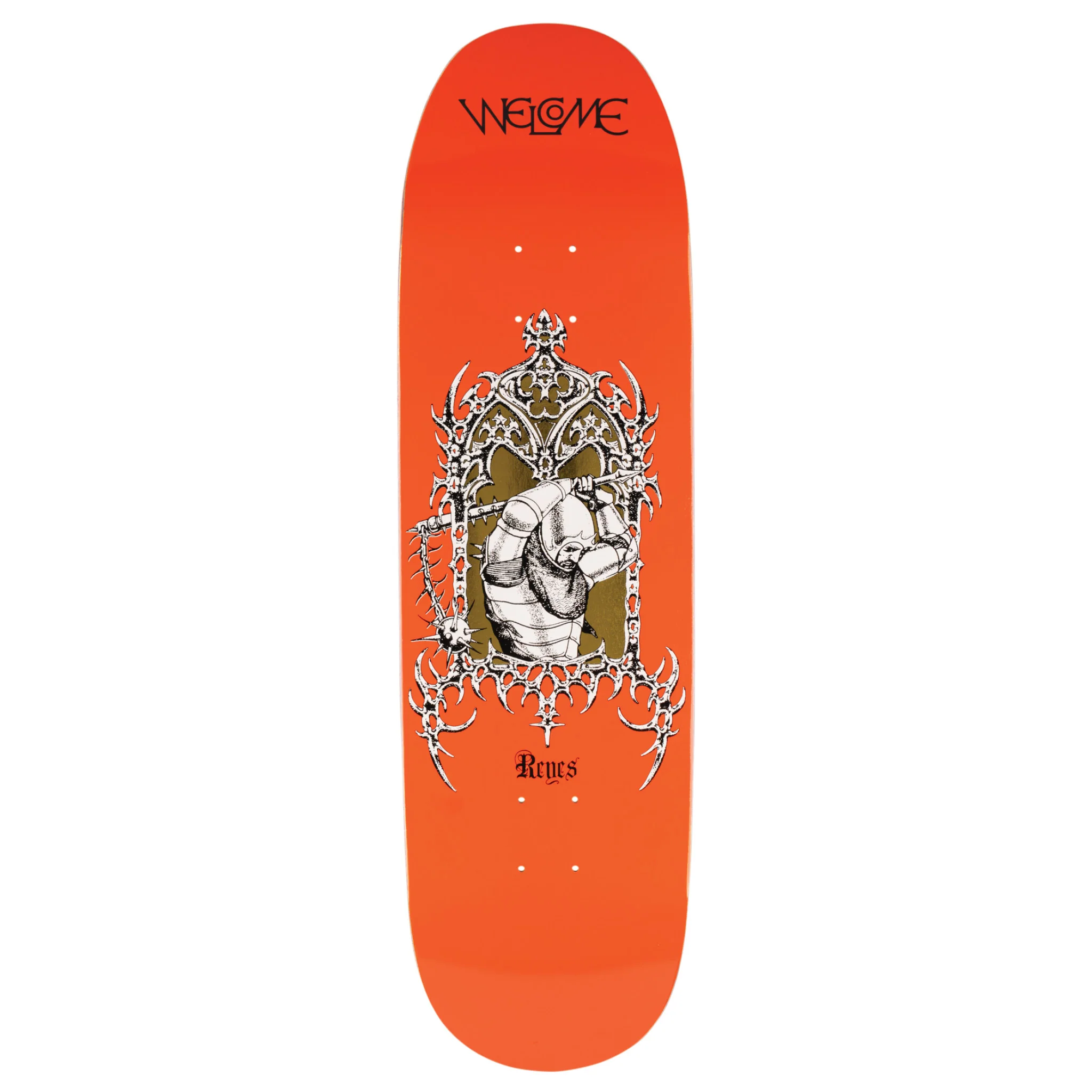 Flail on Baculus 2.0 - Tangerine/Gold Foil - 9.0"