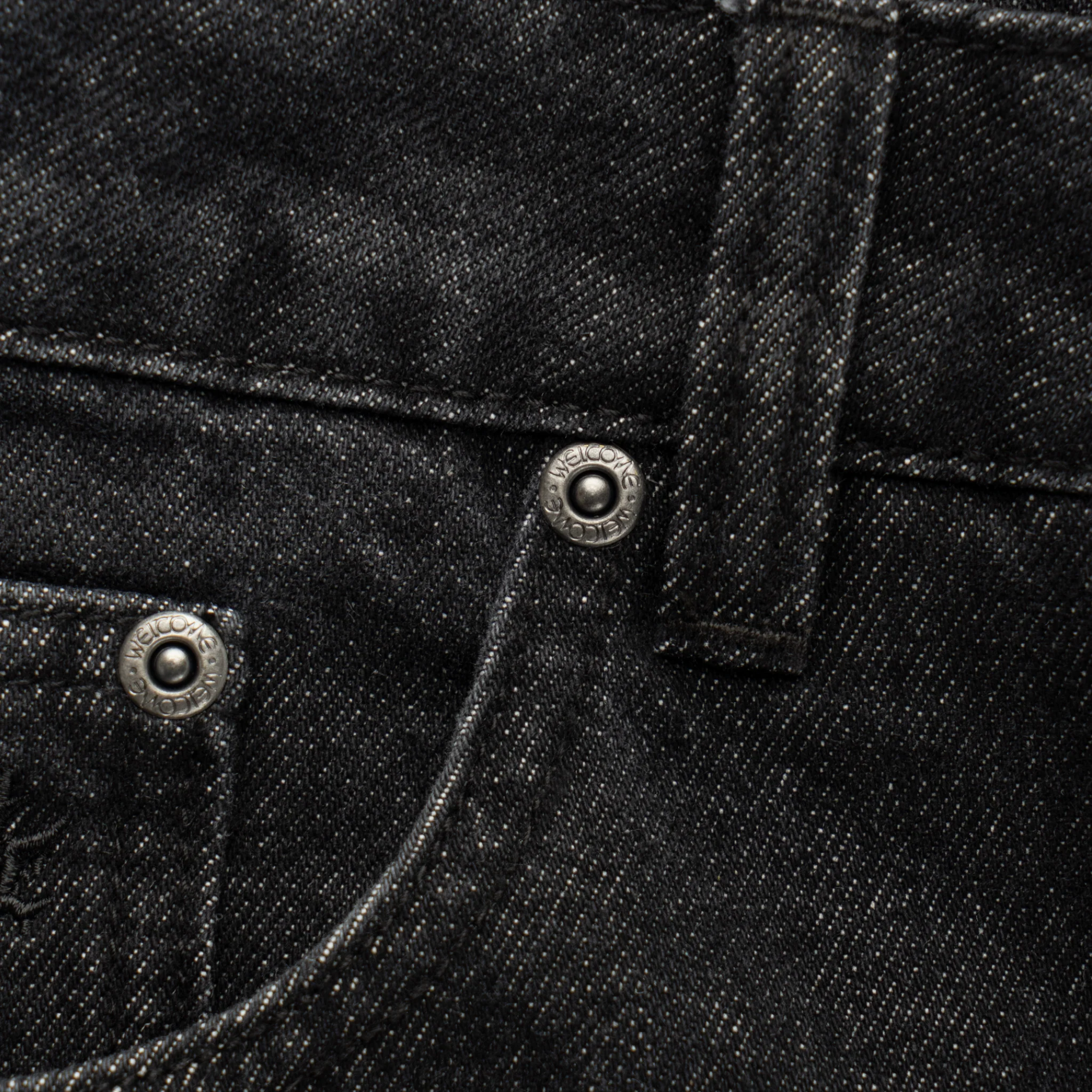 Immortal Loose Straight Fit Denim - Washed Black - Image 6