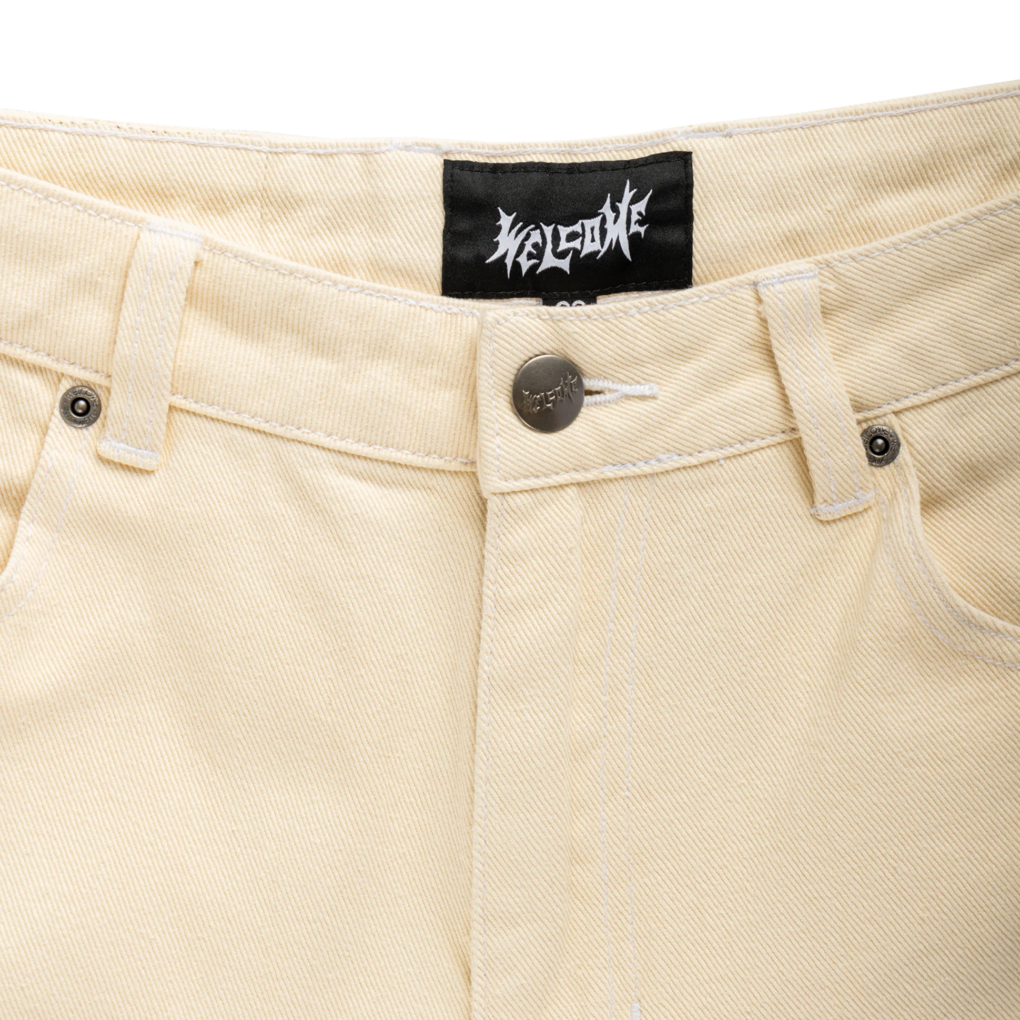 Immortal Loose Straight Fit Denim - Washed Natural - Image 3