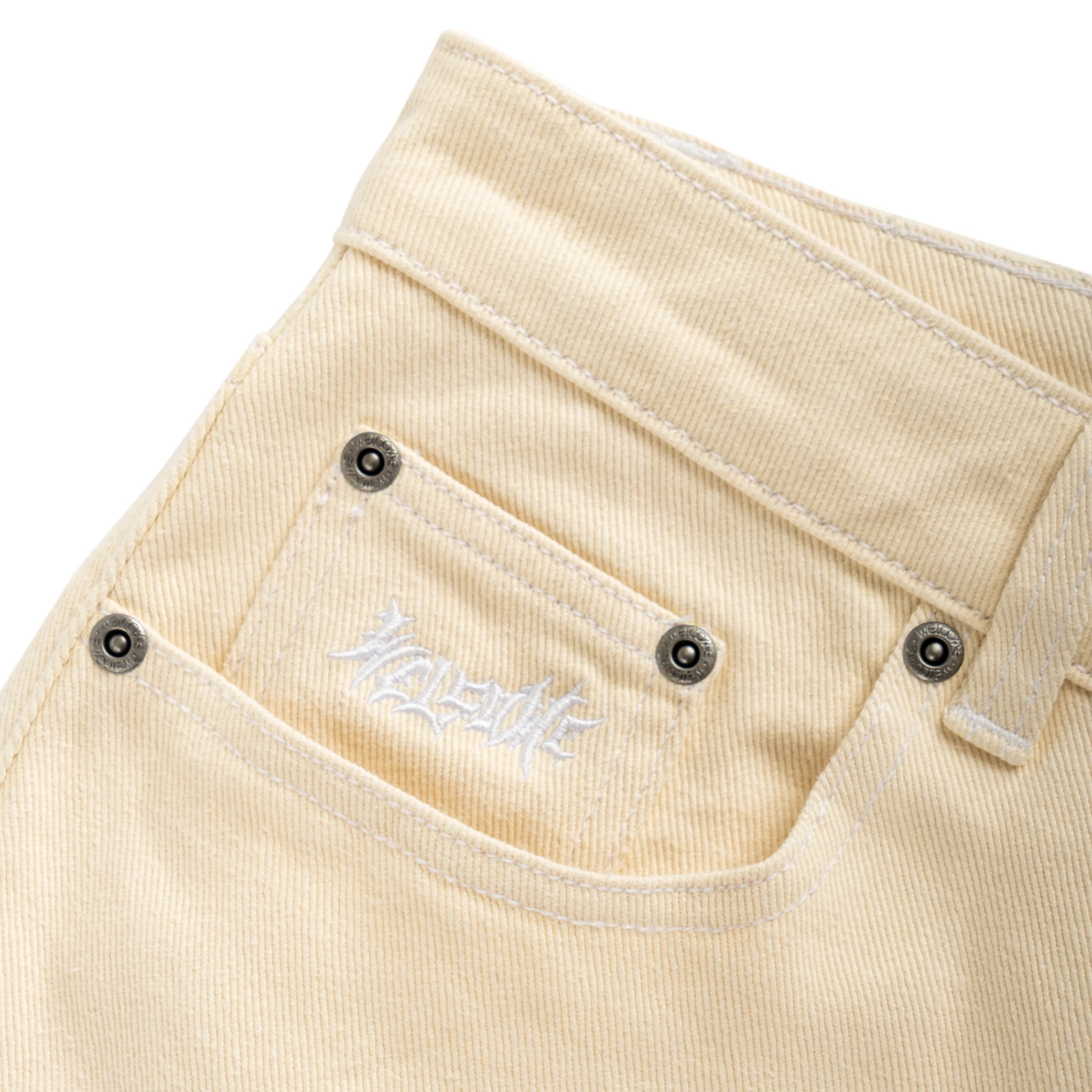 Immortal Loose Straight Fit Denim - Washed Natural - Image 4