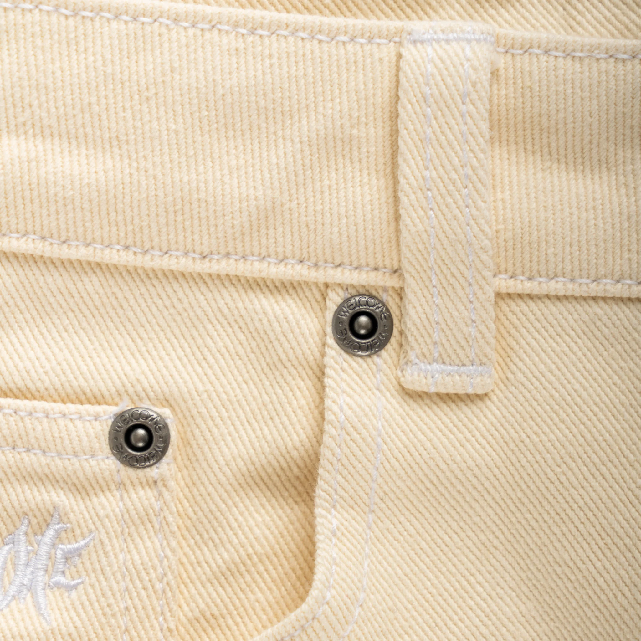 Immortal Loose Straight Fit Denim - Washed Natural - Image 5