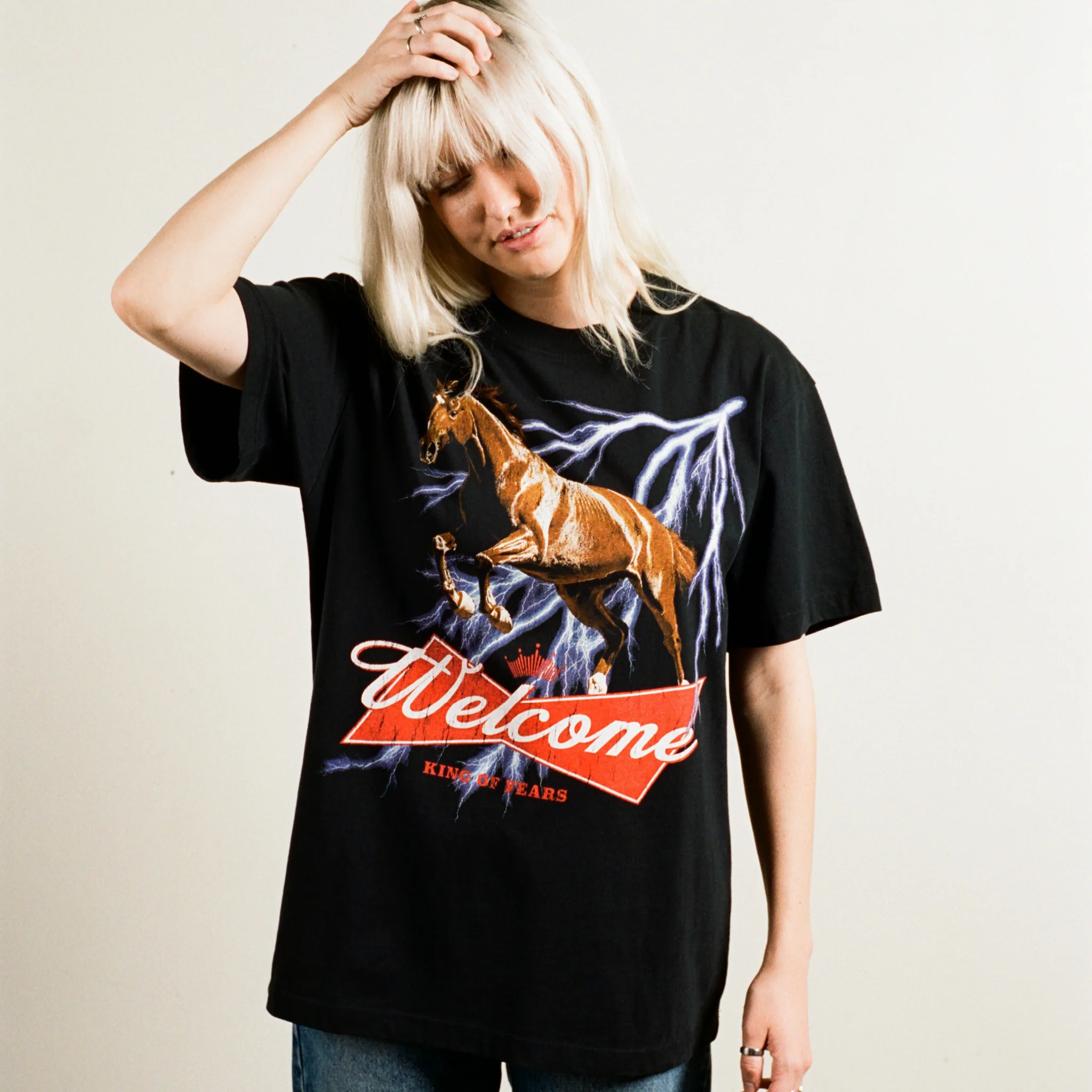 King of Fears Boxy Garment-Dyed Tee - Image 7