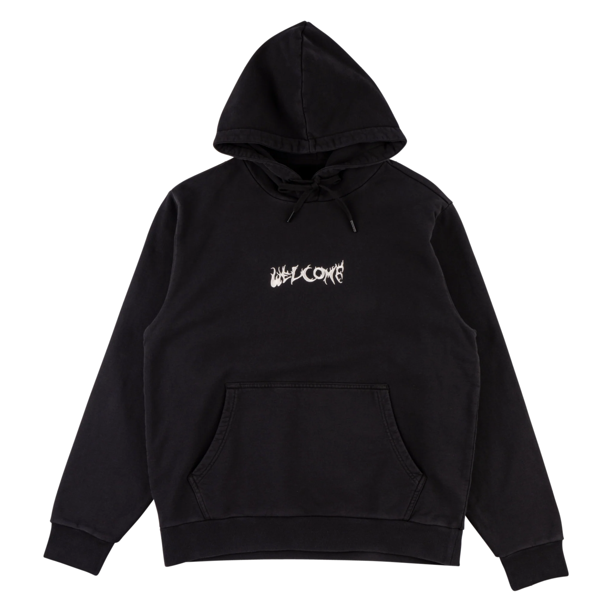 Light and Easy Pigment-Dyed Hoodie w/Patch - Black - Image 2