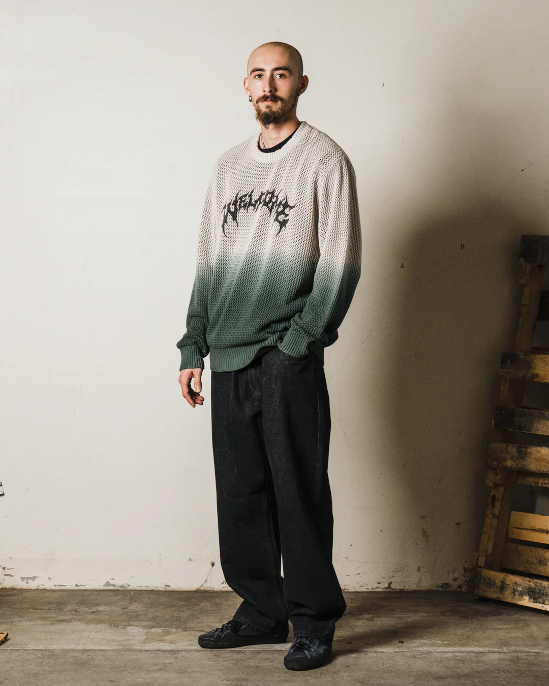 Maille Dip-Dyed Loose-knit Sweater - Image 5