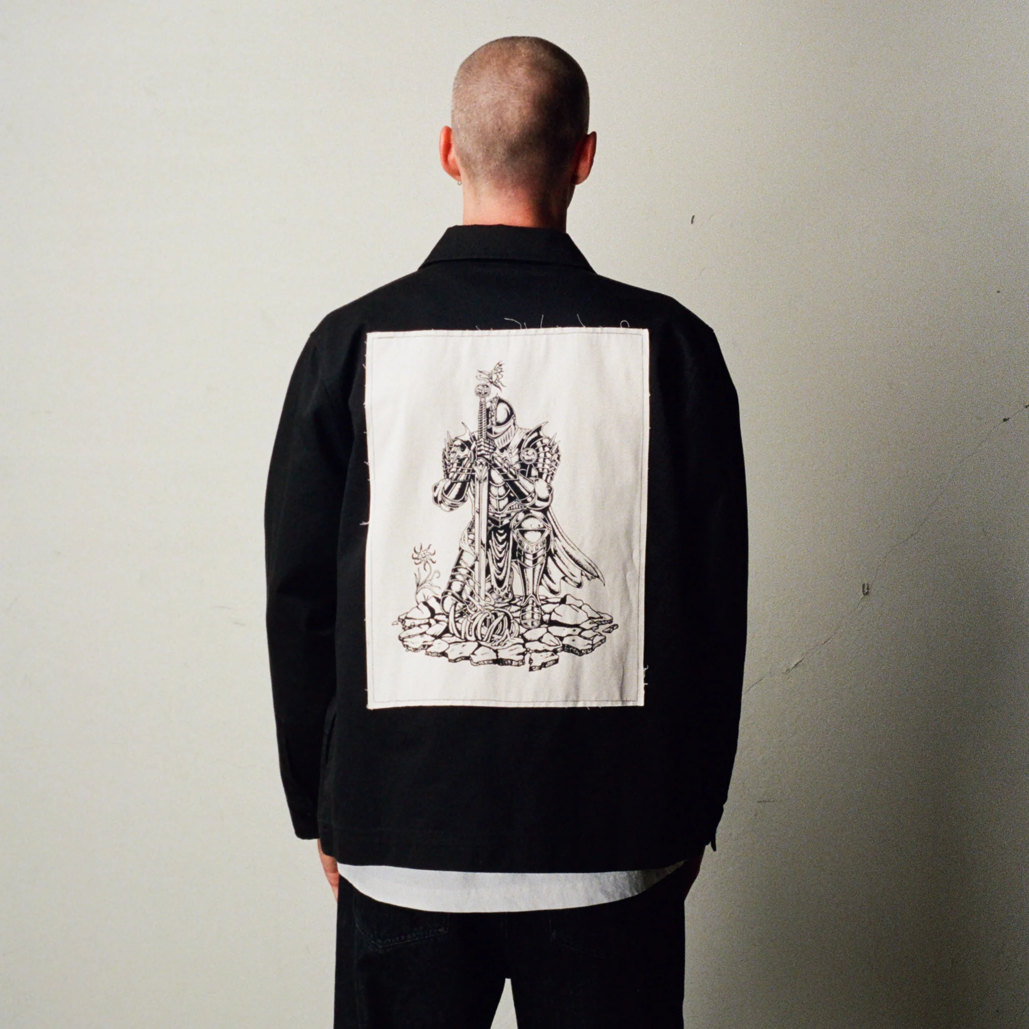 Paladin Twill Zip Work Shirt w/Back Patch - Image 10