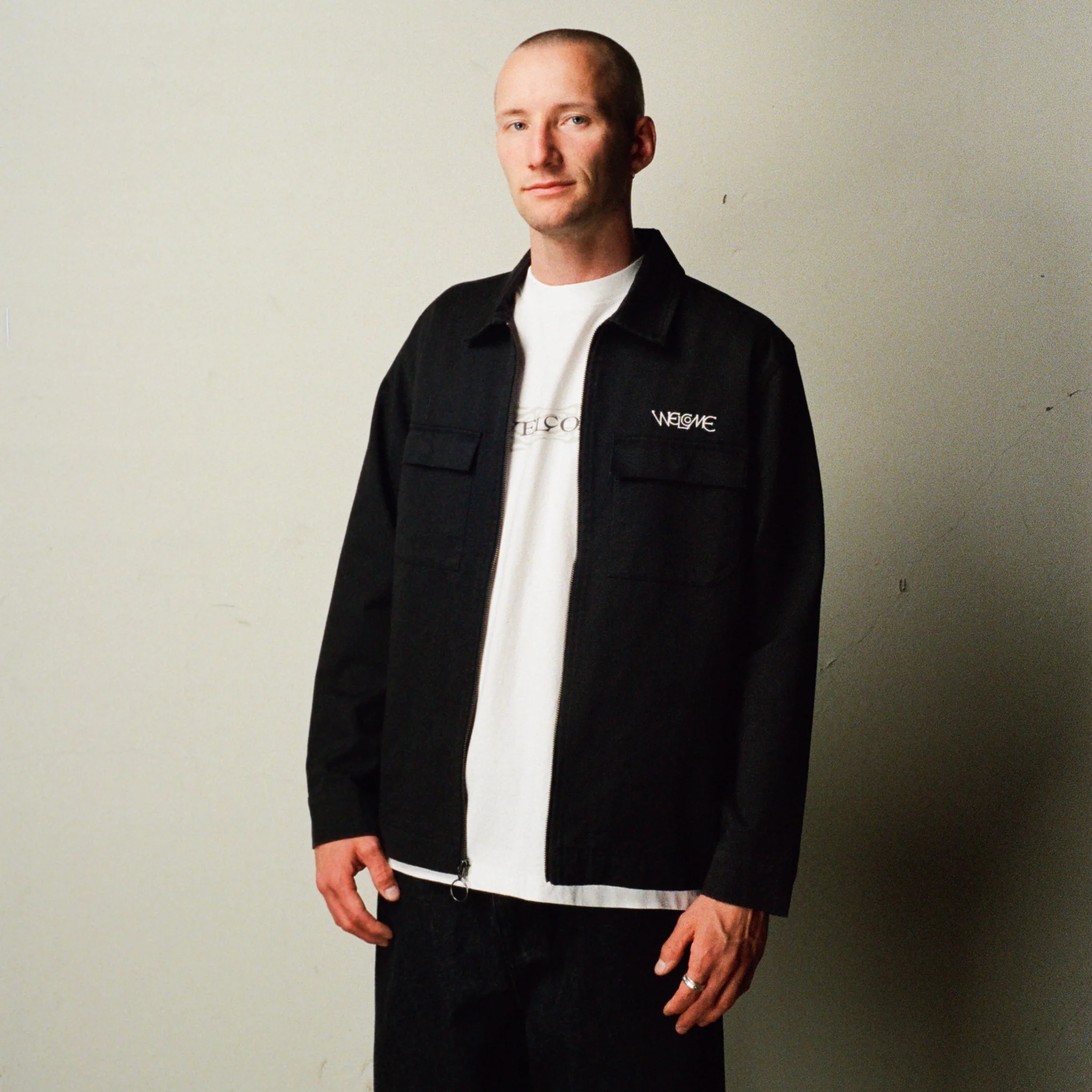 Paladin Twill Zip Work Shirt w/Back Patch - Image 9