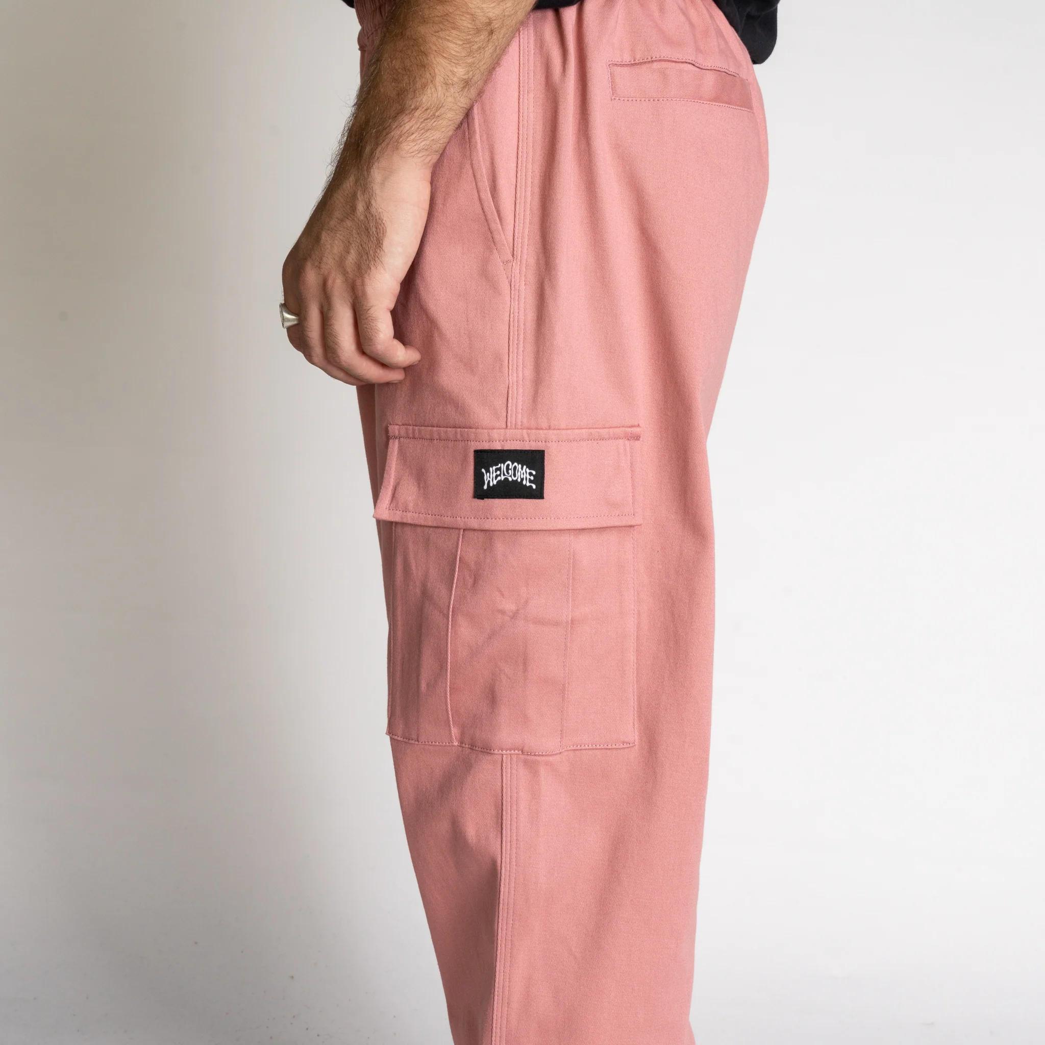 Principal Cargo Twill Pant - Rose - Image 9