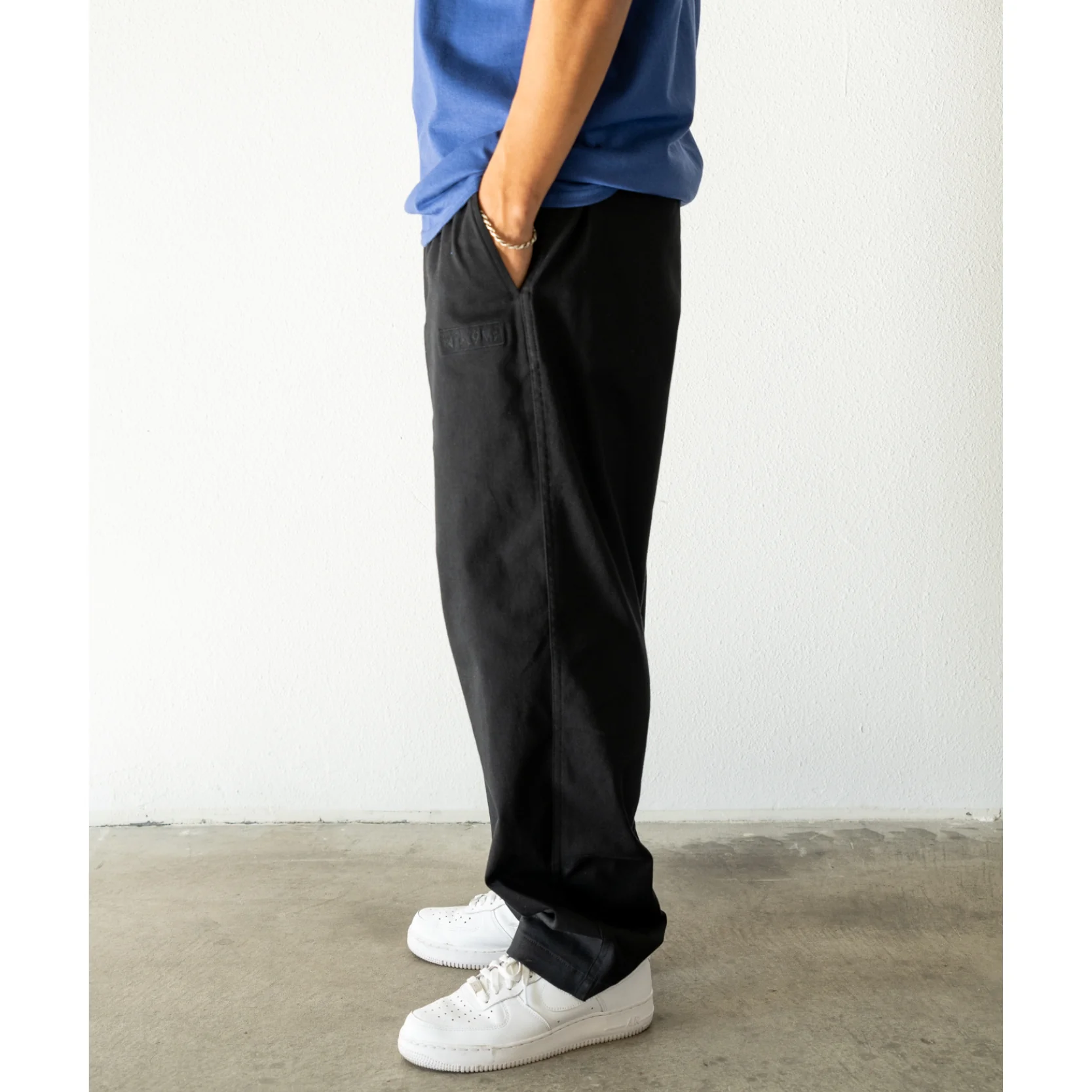 Principal Elastic Waist Twill Pant - Black - Image 6