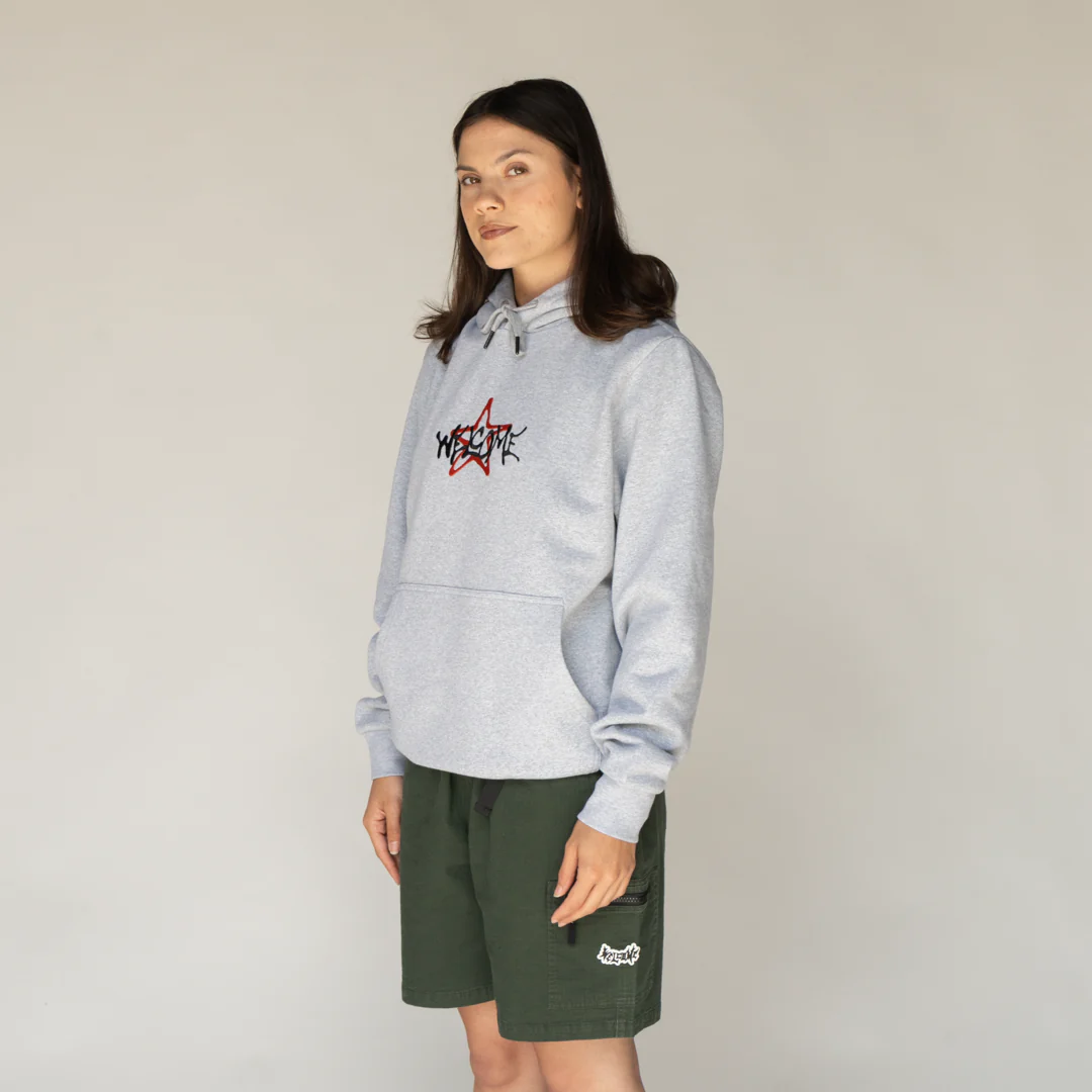 Sirius Embroidered Hoodie - Heather - Image 4