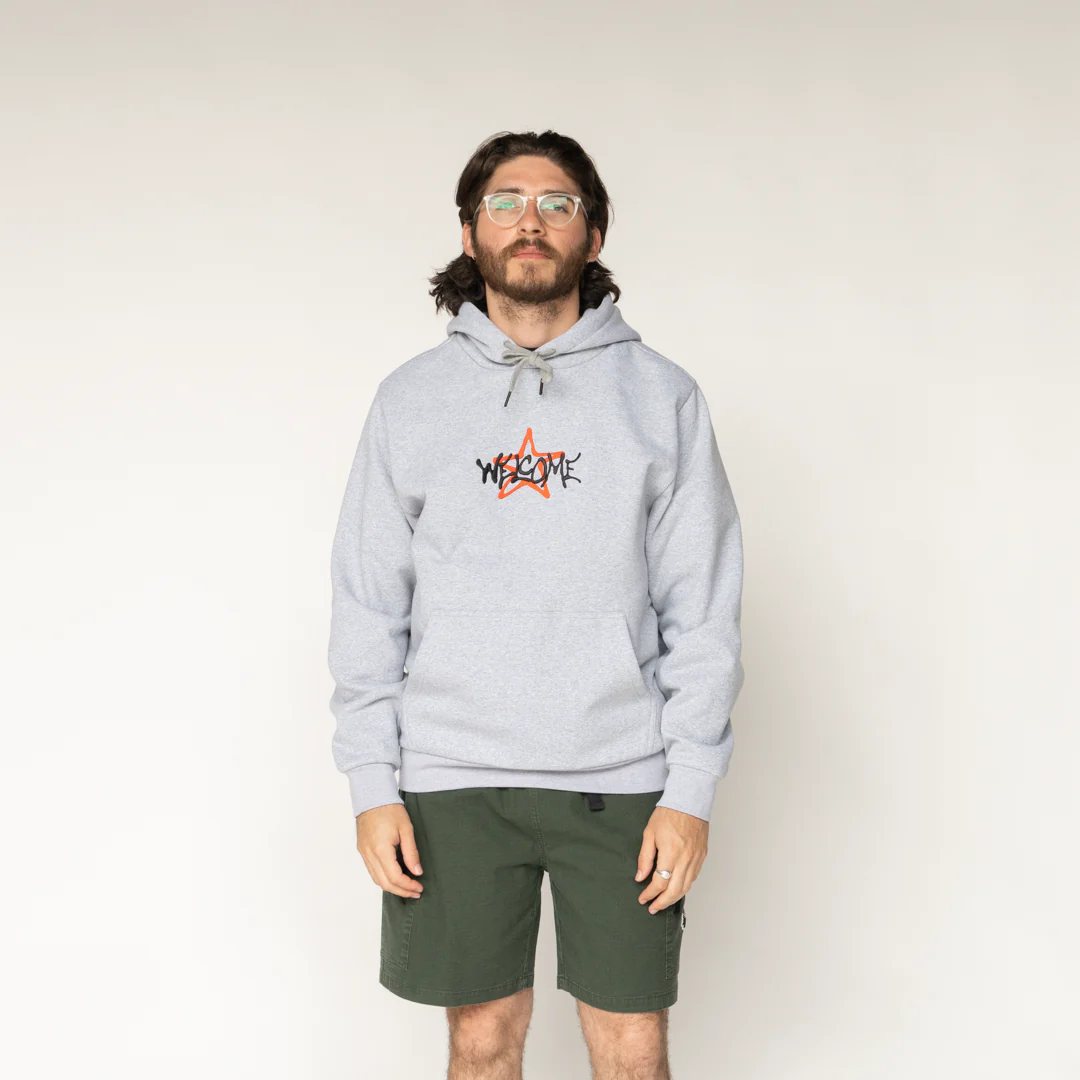 Sirius Embroidered Hoodie - Heather - Image 5