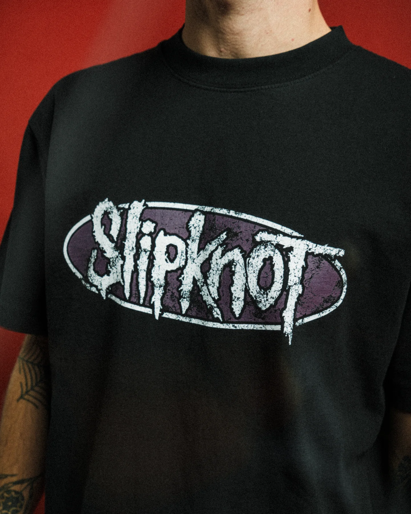 SLIPKNOT X WELCOME - Annihilation Boxy Garment-Dyed Tee - Image 7