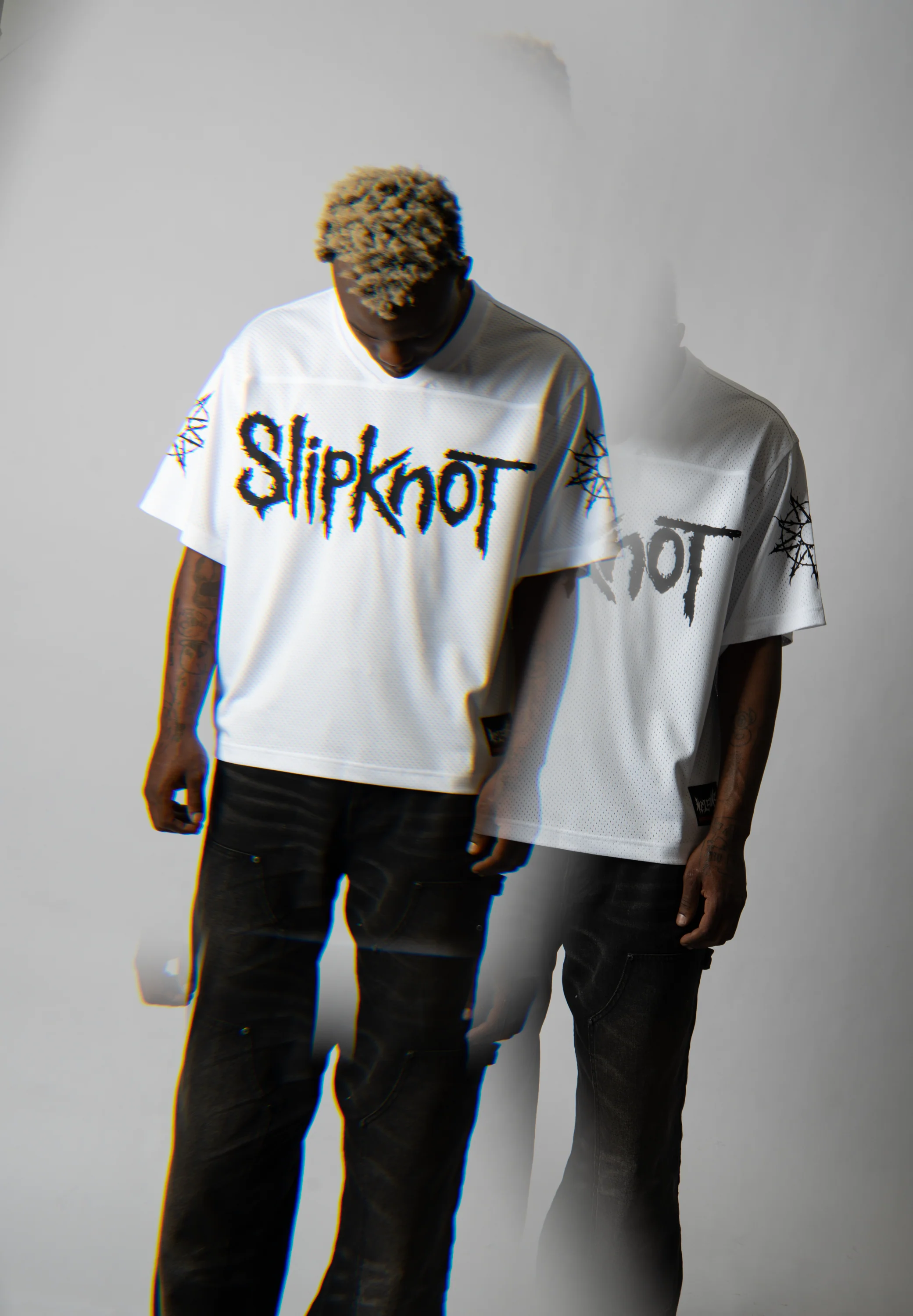 SLIPKNOT X WELCOME - Heretic Mesh Football Jersey - Image 7