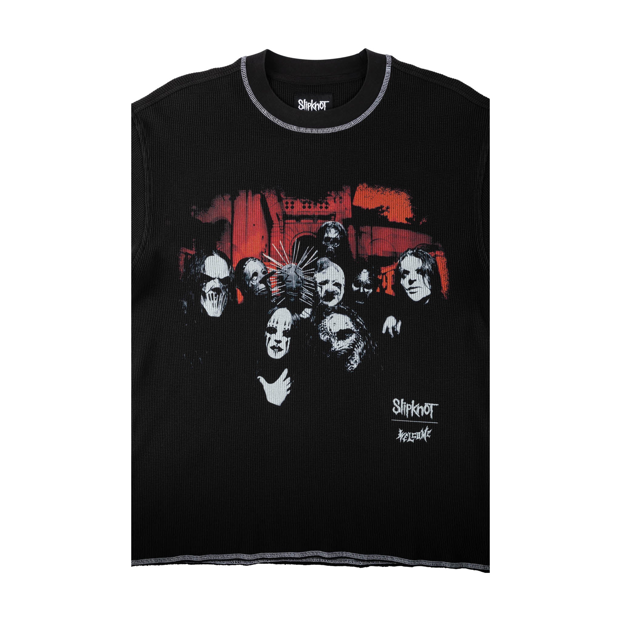 SLIPKNOT X WELCOME - Masks Boxy Contrast Stitch Thermal - Image 3