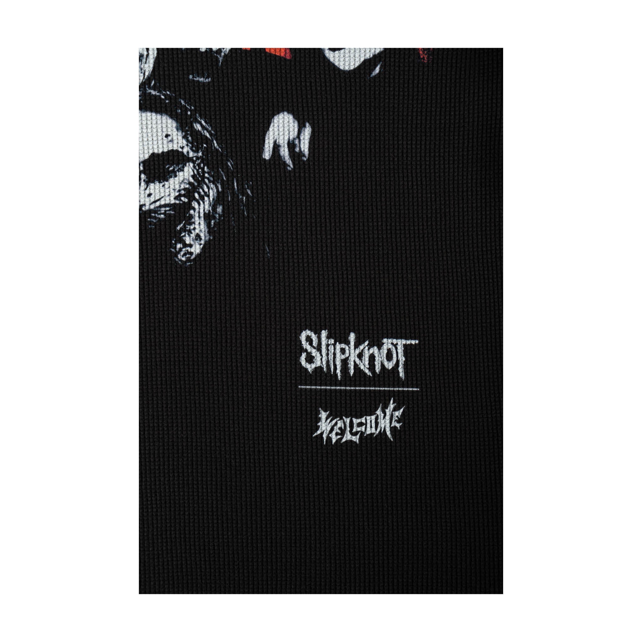 SLIPKNOT X WELCOME - Masks Boxy Contrast Stitch Thermal - Image 5