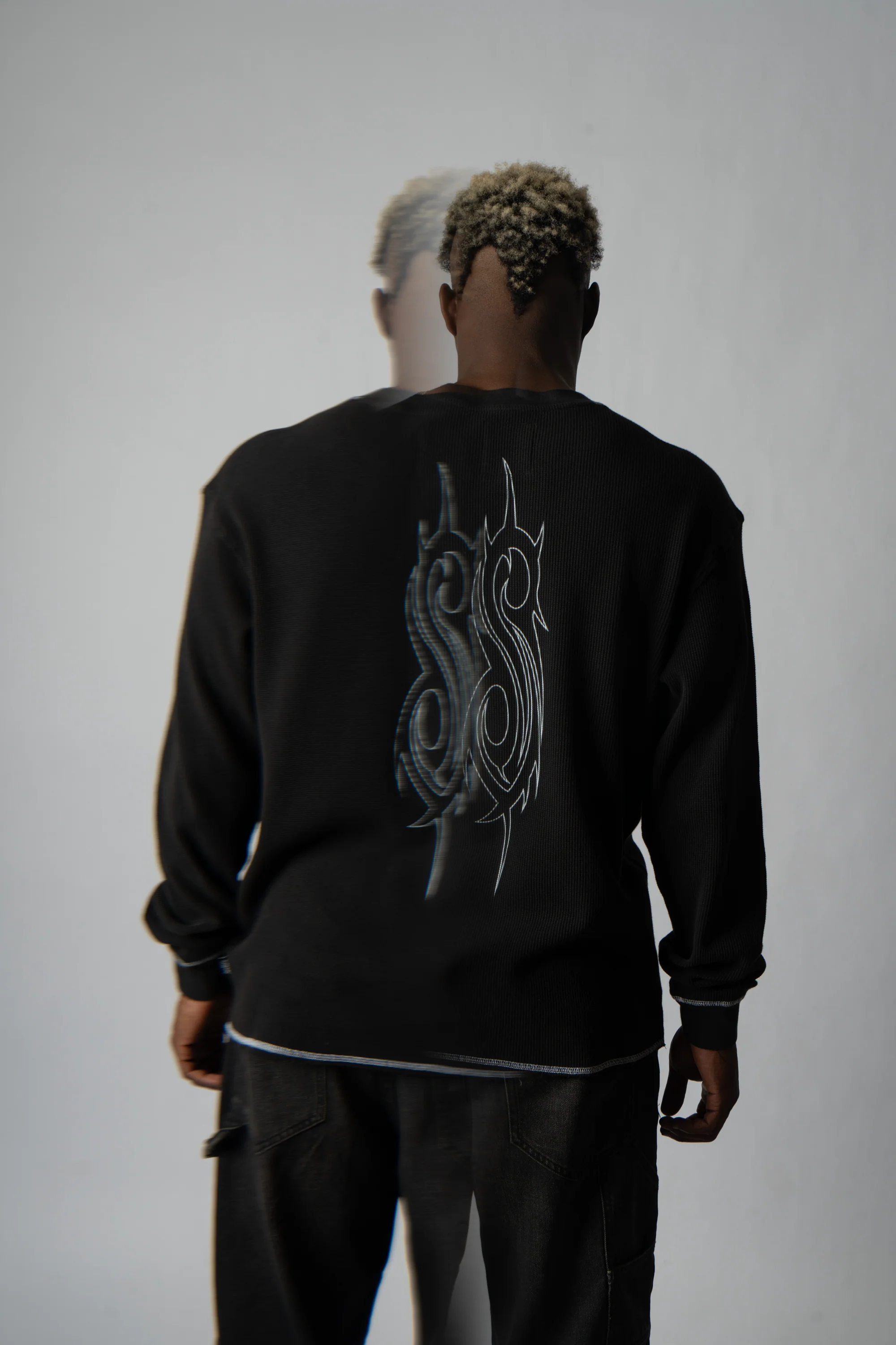 SLIPKNOT X WELCOME - Masks Boxy Contrast Stitch Thermal - Image 8