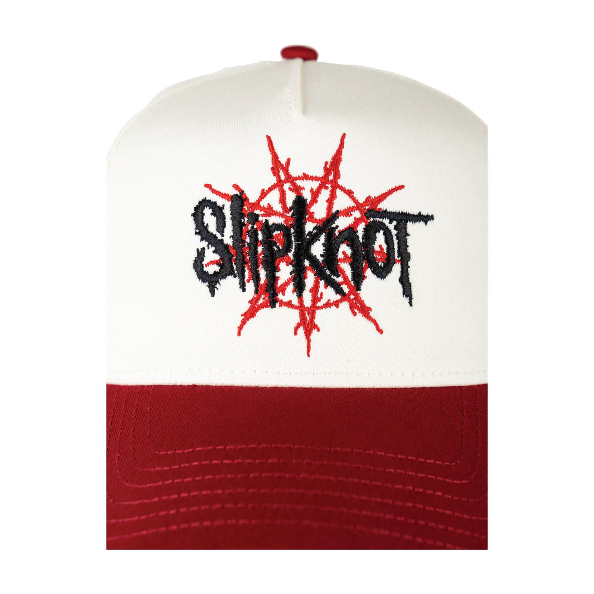 SLIPKNOT X WELCOME -Nonagram Embroidered 2-Tone Hat - Image 3