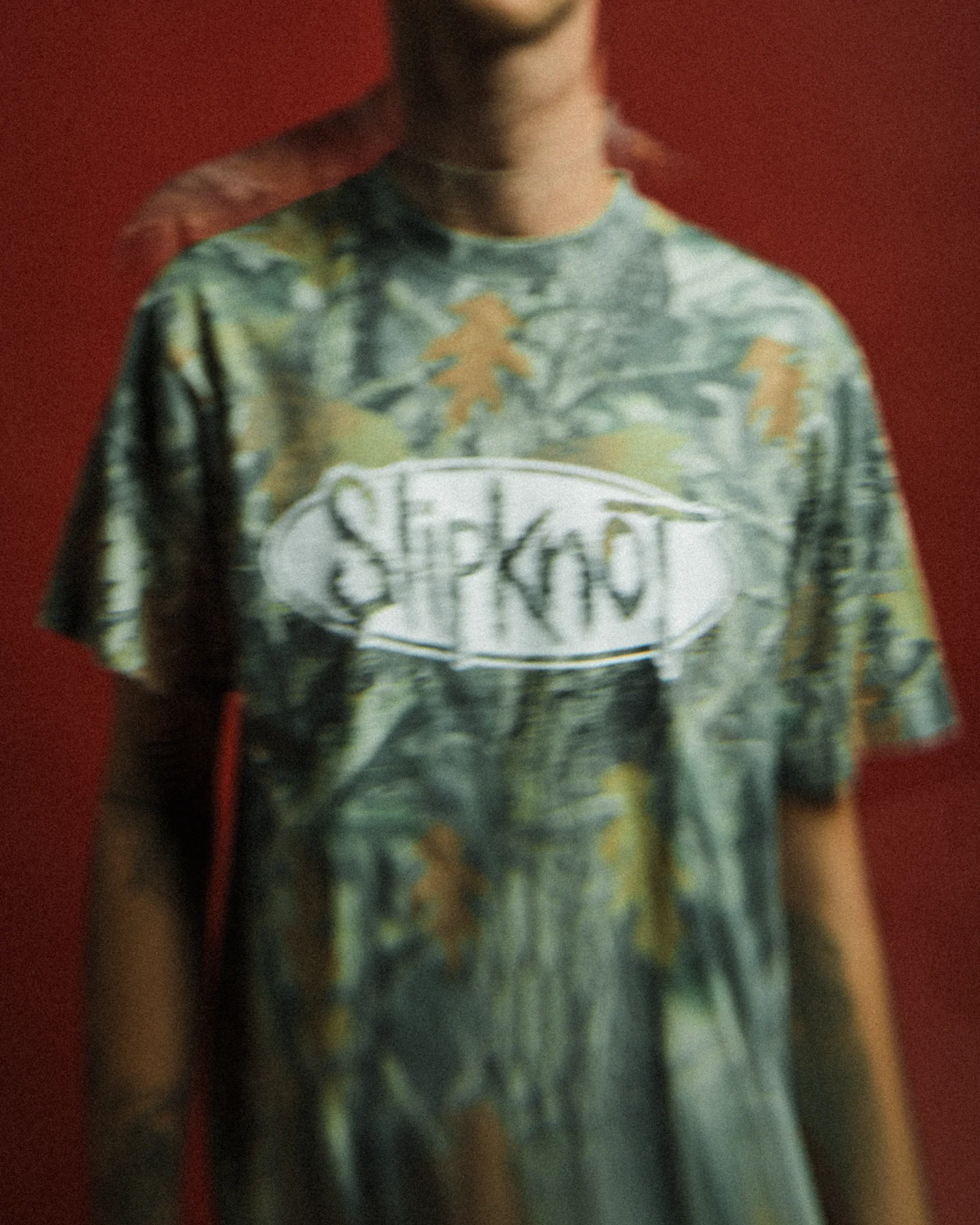 SLIPKNOT X WELCOME - Oval Logo Boxy Camo Tee - Image 5