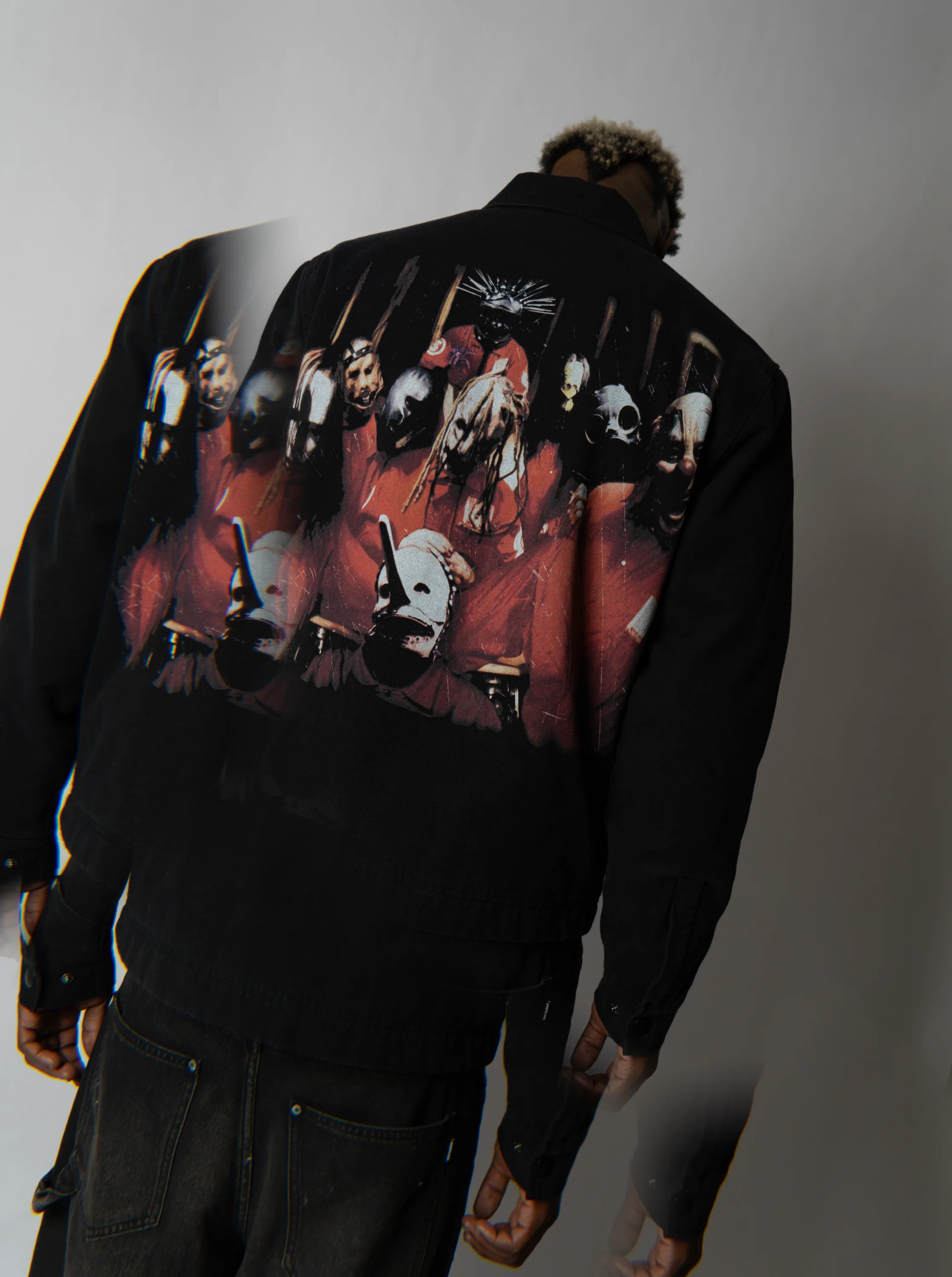 SLIPKNOT X WELCOME - Self-Titled Custom Printed Canvas Jacket - Image 13