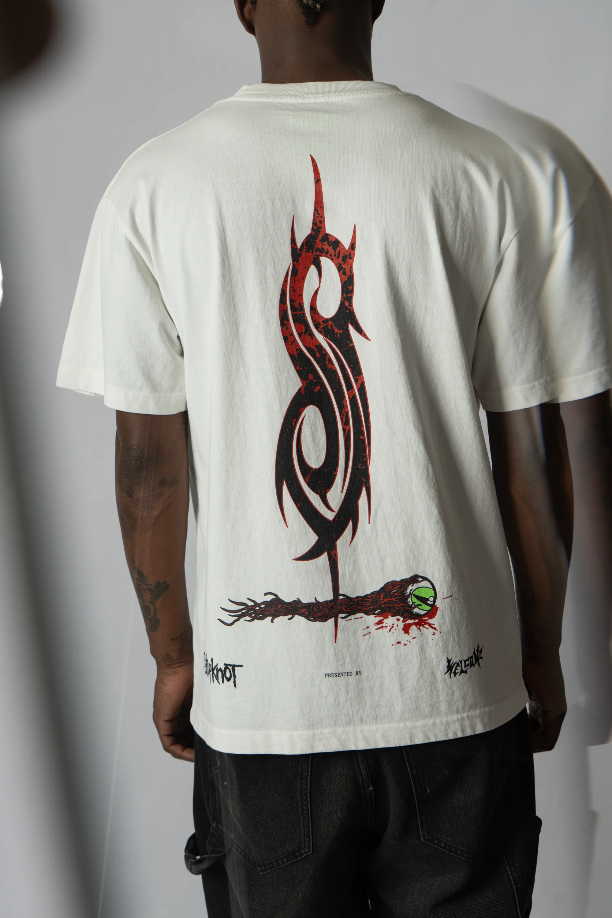 SLIPKNOT X WELCOME - Spit It Out Boxy Garment-Dyed Tee - Image 10