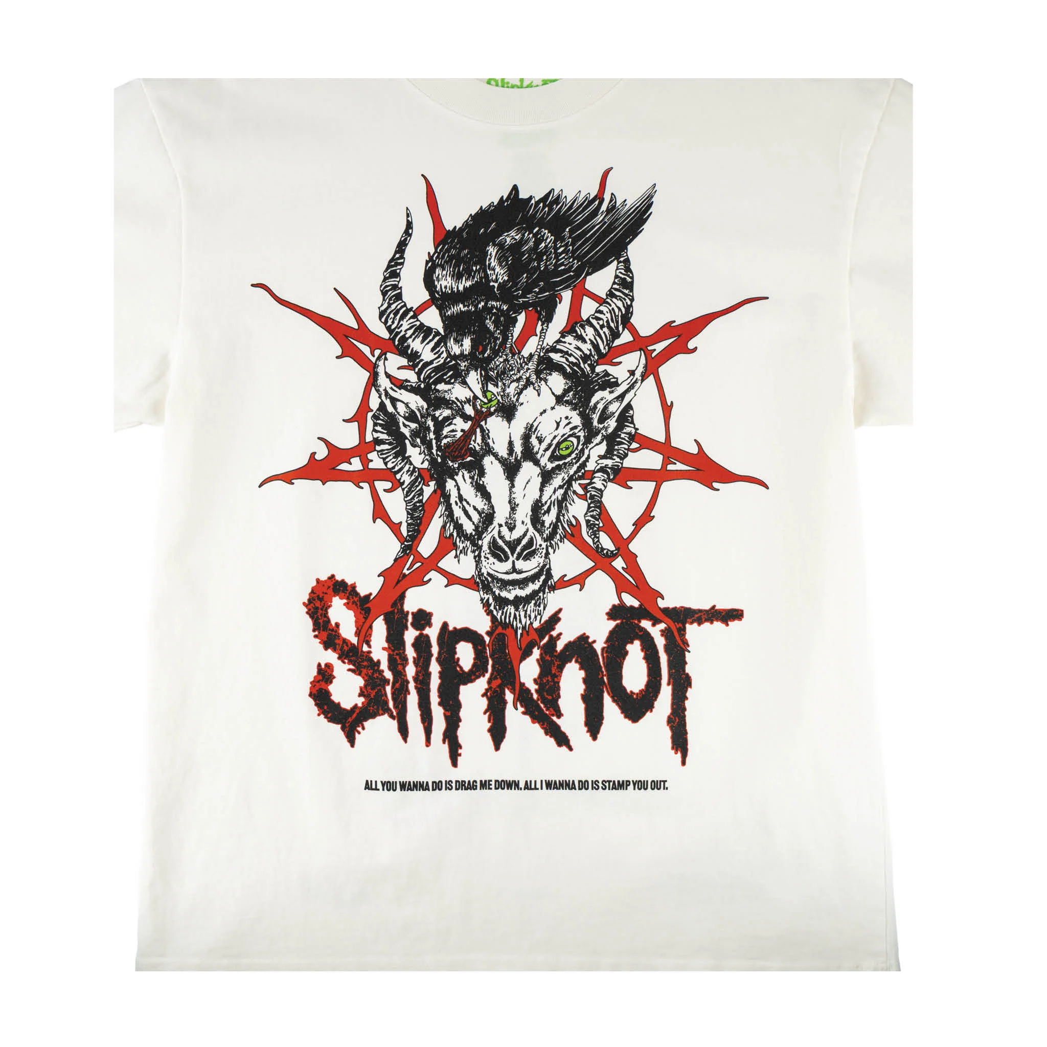 SLIPKNOT X WELCOME - Spit It Out Boxy Garment-Dyed Tee - Image 3