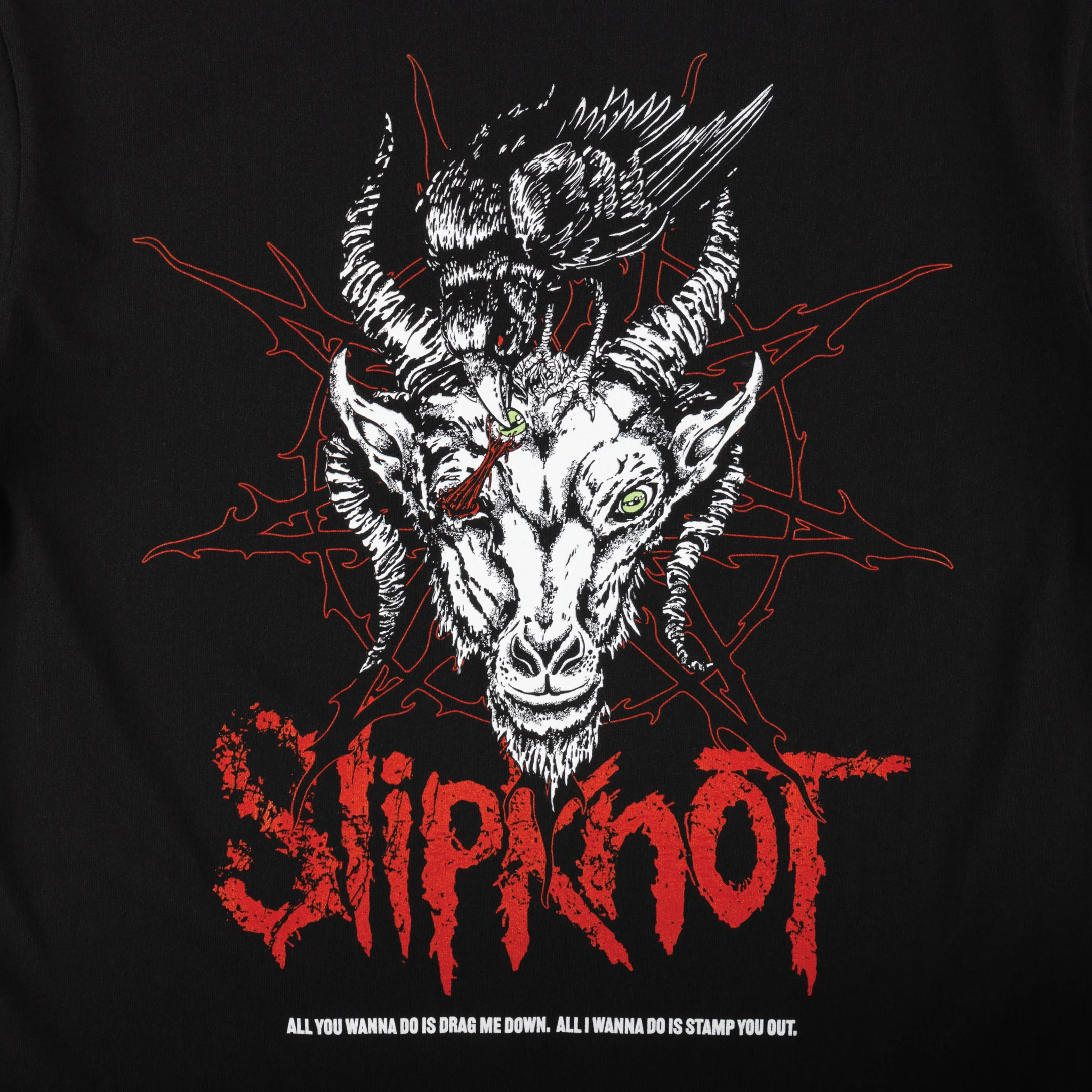 SLIPKNOT X WELCOME - Spit It Out Boxy Garment-Dyed Tee - Image 3