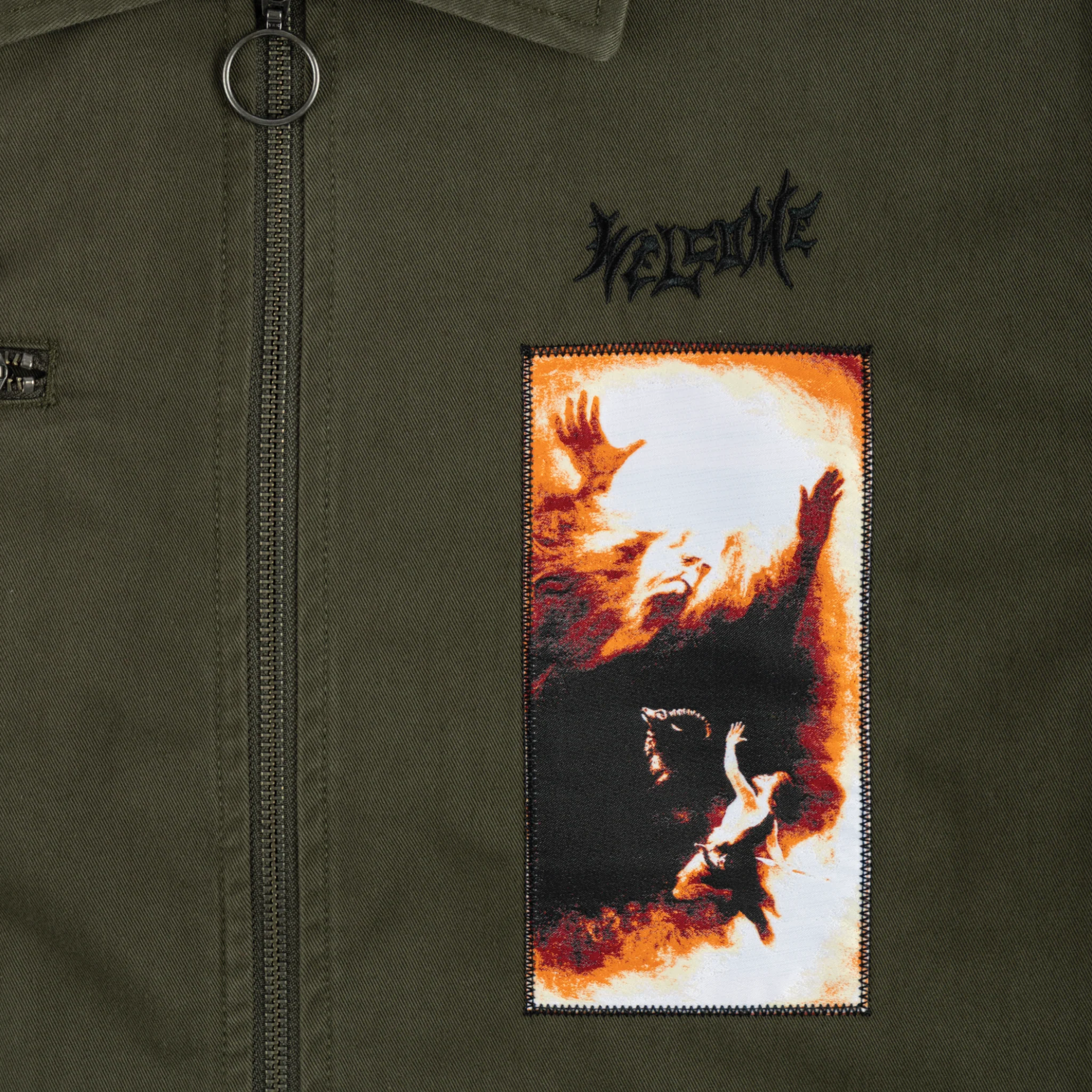 Smite Twill Zip Work Shirt - Image 3